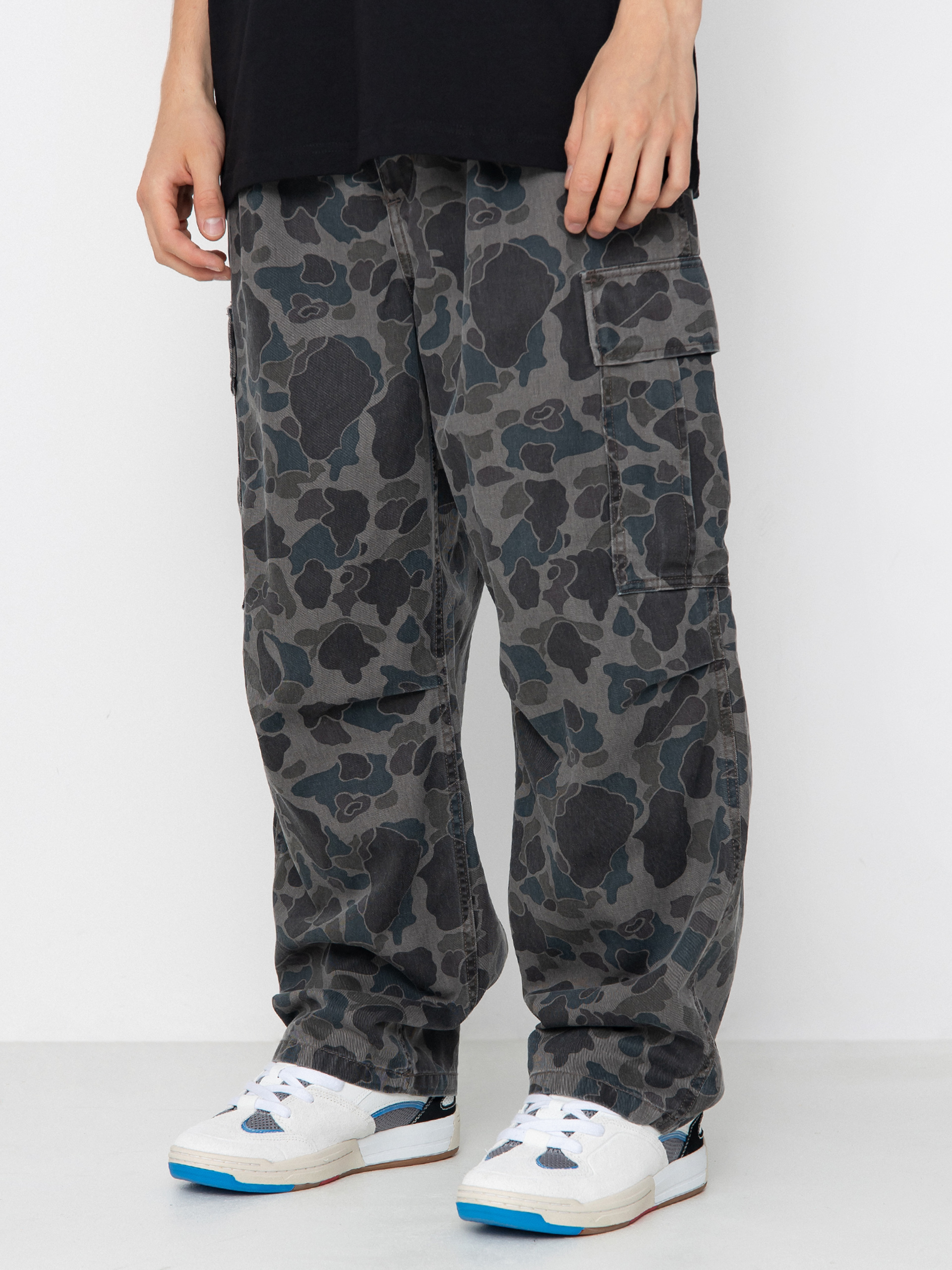 Панталони Carhartt WIP Cole Cargo (camo duck/grey)