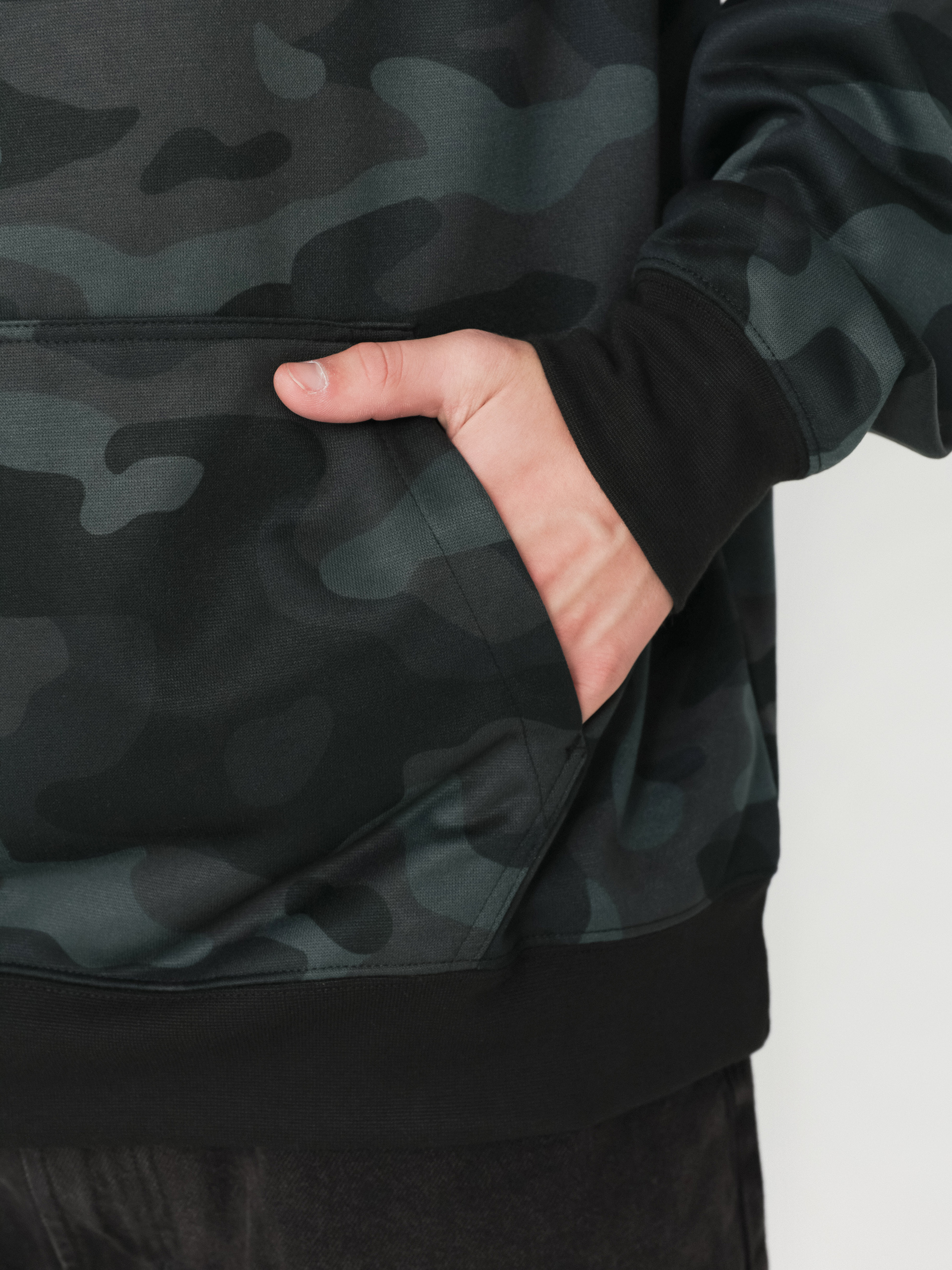 Суитшърт с качулка Fox Head Camo HD (black camo)