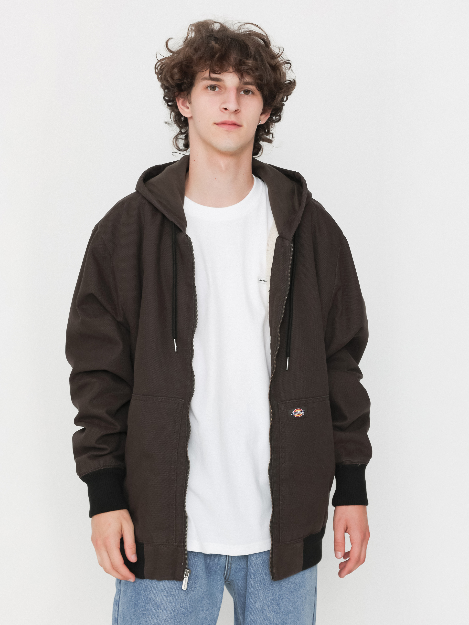 Яке Dickies Hooded Duck Canvas (dark brown)