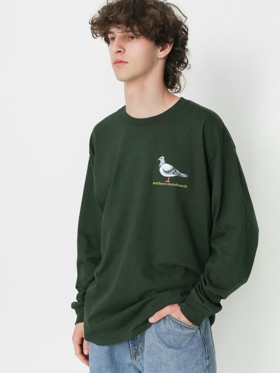 Блуза Antihero Lil Pigeon (forest green/mlt)