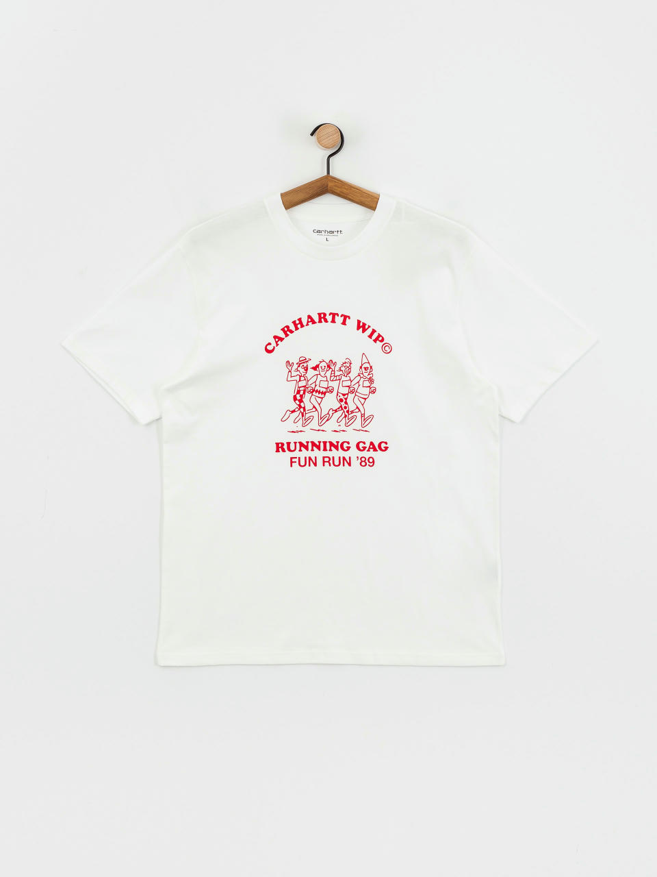 Тениска Carhartt WIP Fun Run (white/red)