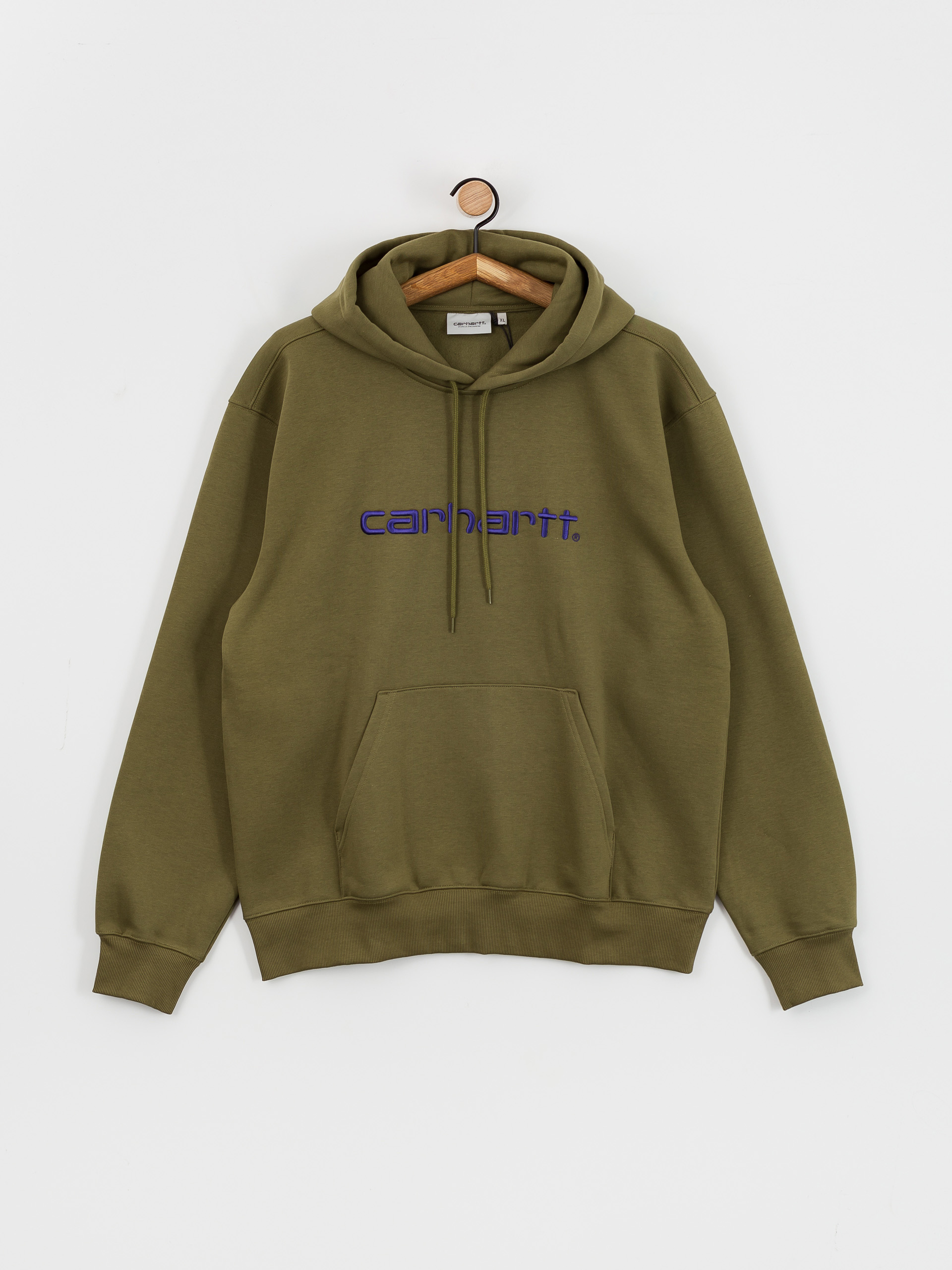 Суитшърт с качулка Carhartt WIP Carhartt HD (capulet/aura)
