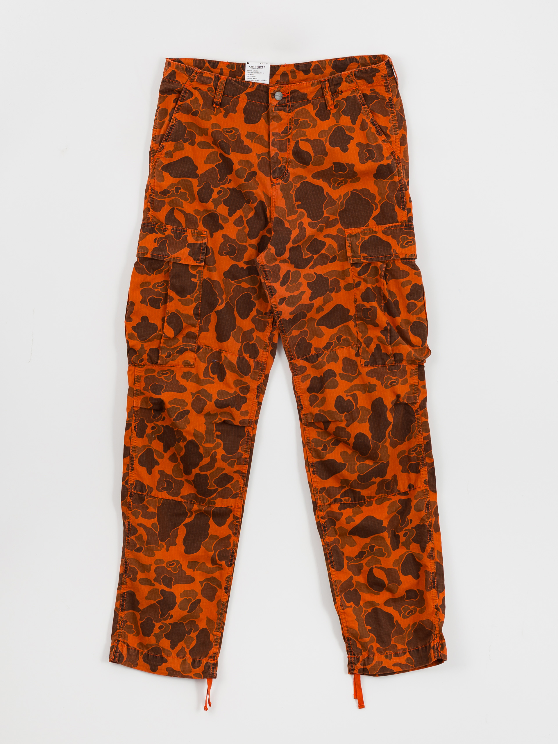Панталони Carhartt WIP Duck Cargo (camo duck/green/turmeric)