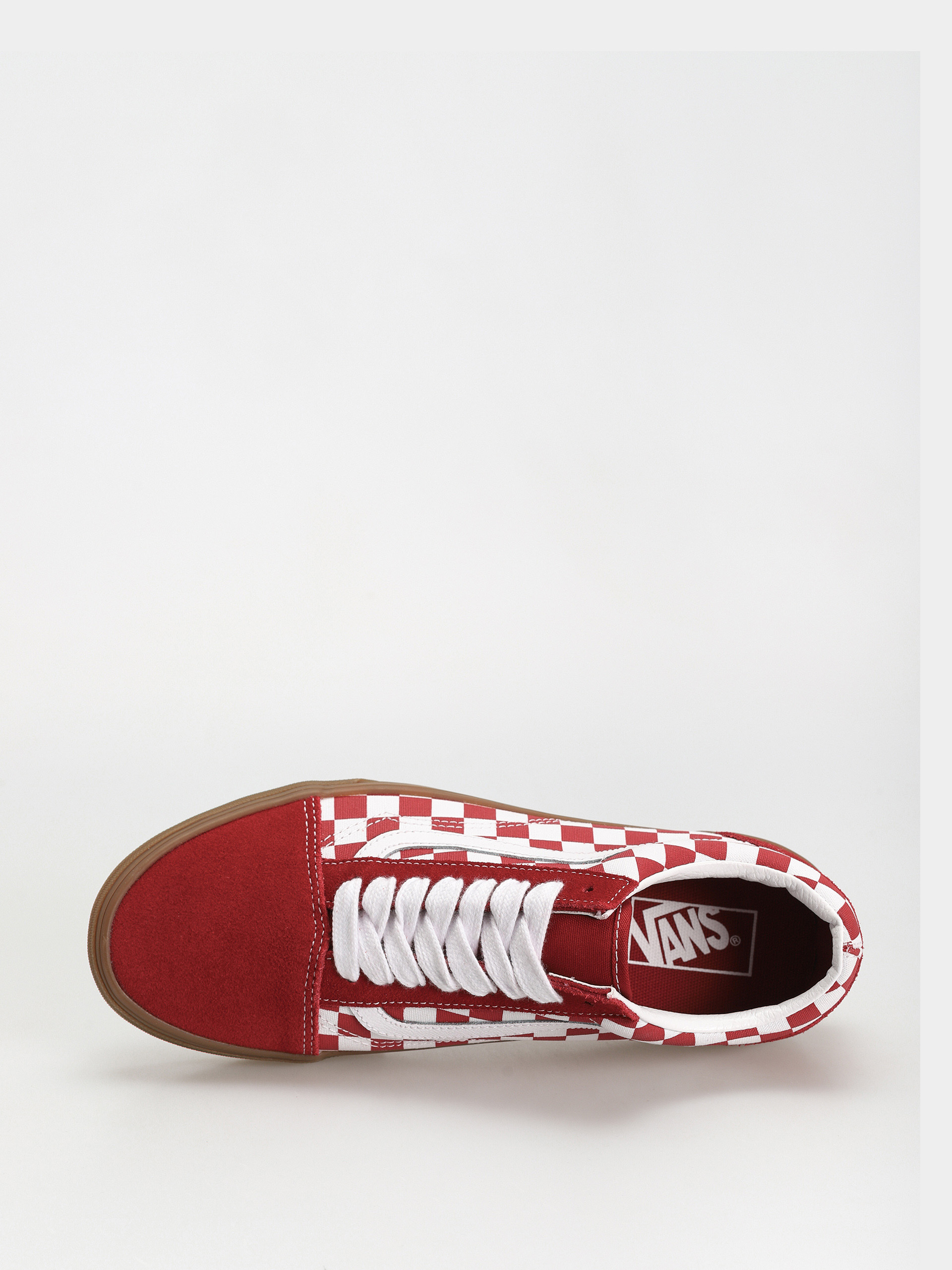 Обувки Vans Old Skool (fat lace checker red)