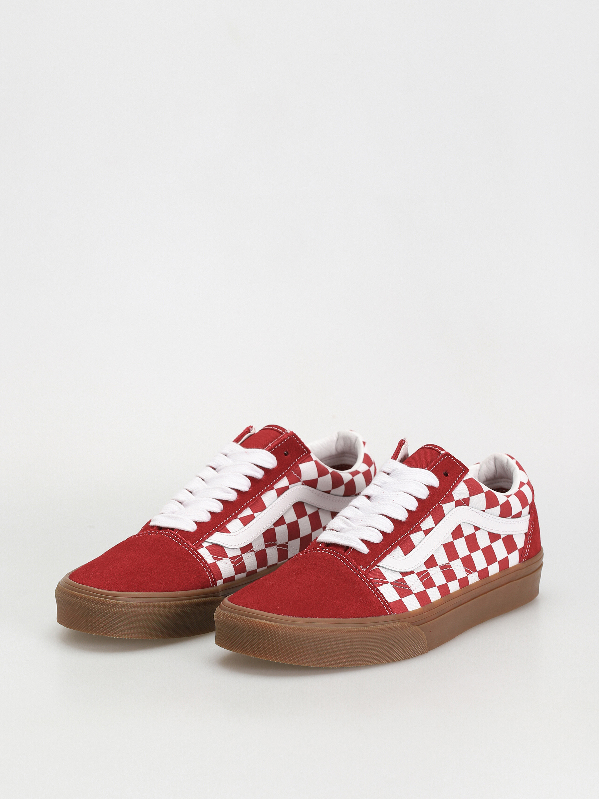 Обувки Vans Old Skool (fat lace checker red)