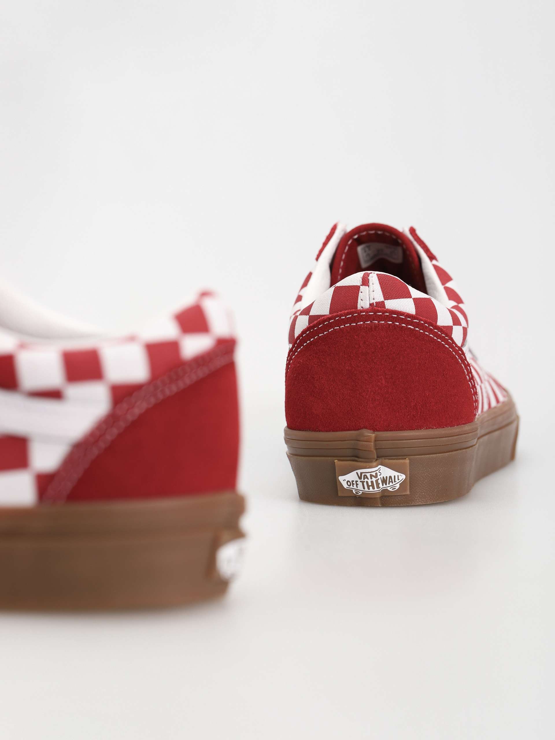 Обувки Vans Old Skool (fat lace checker red)