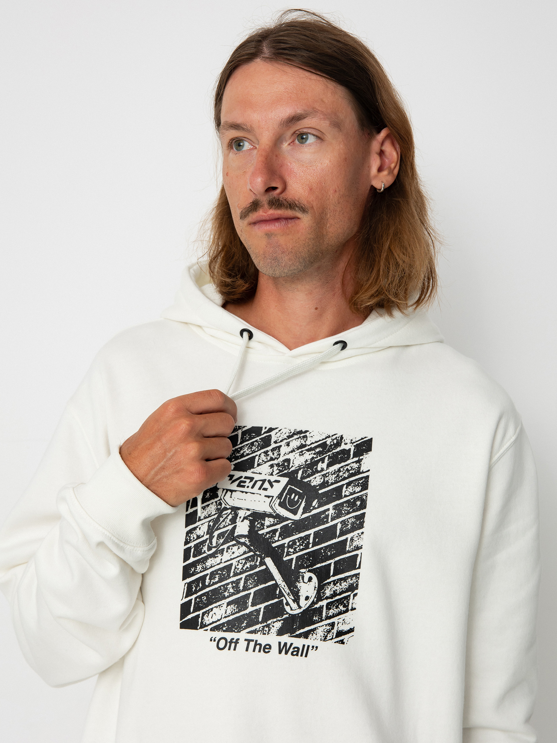 Суитшърт с качулка Vans Surveillance HD (marshmallow)