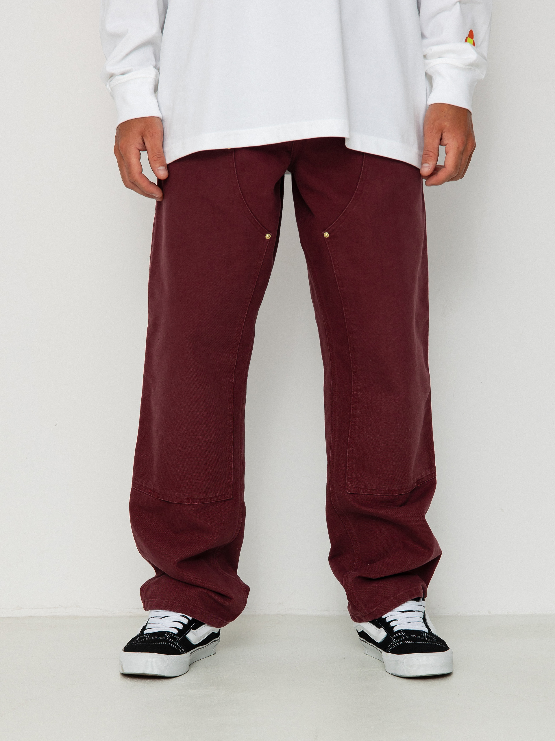 Панталони Carhartt WIP Double Knee (malbec)