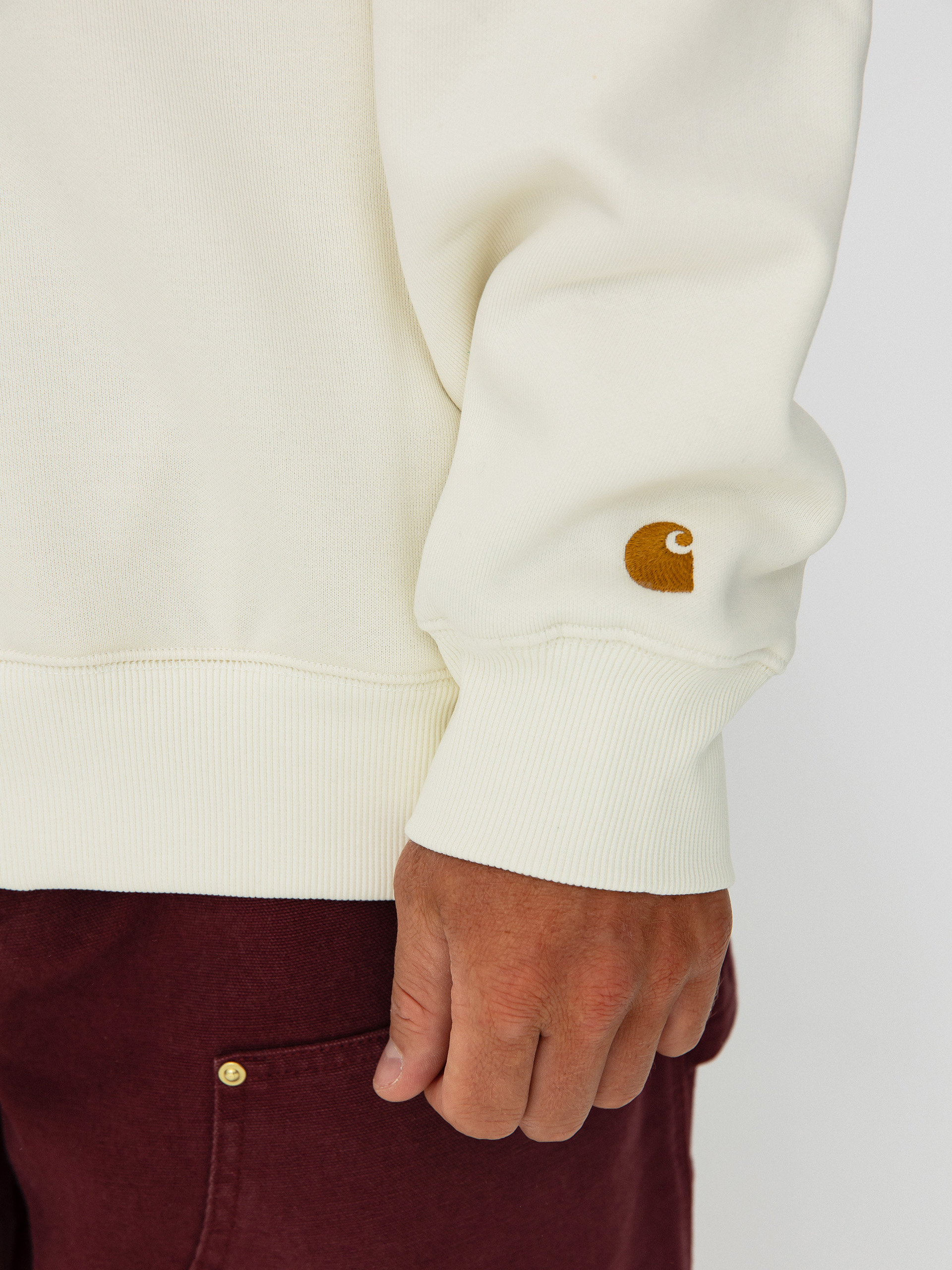 Суитшърт Carhartt WIP Chase (wax/gold)