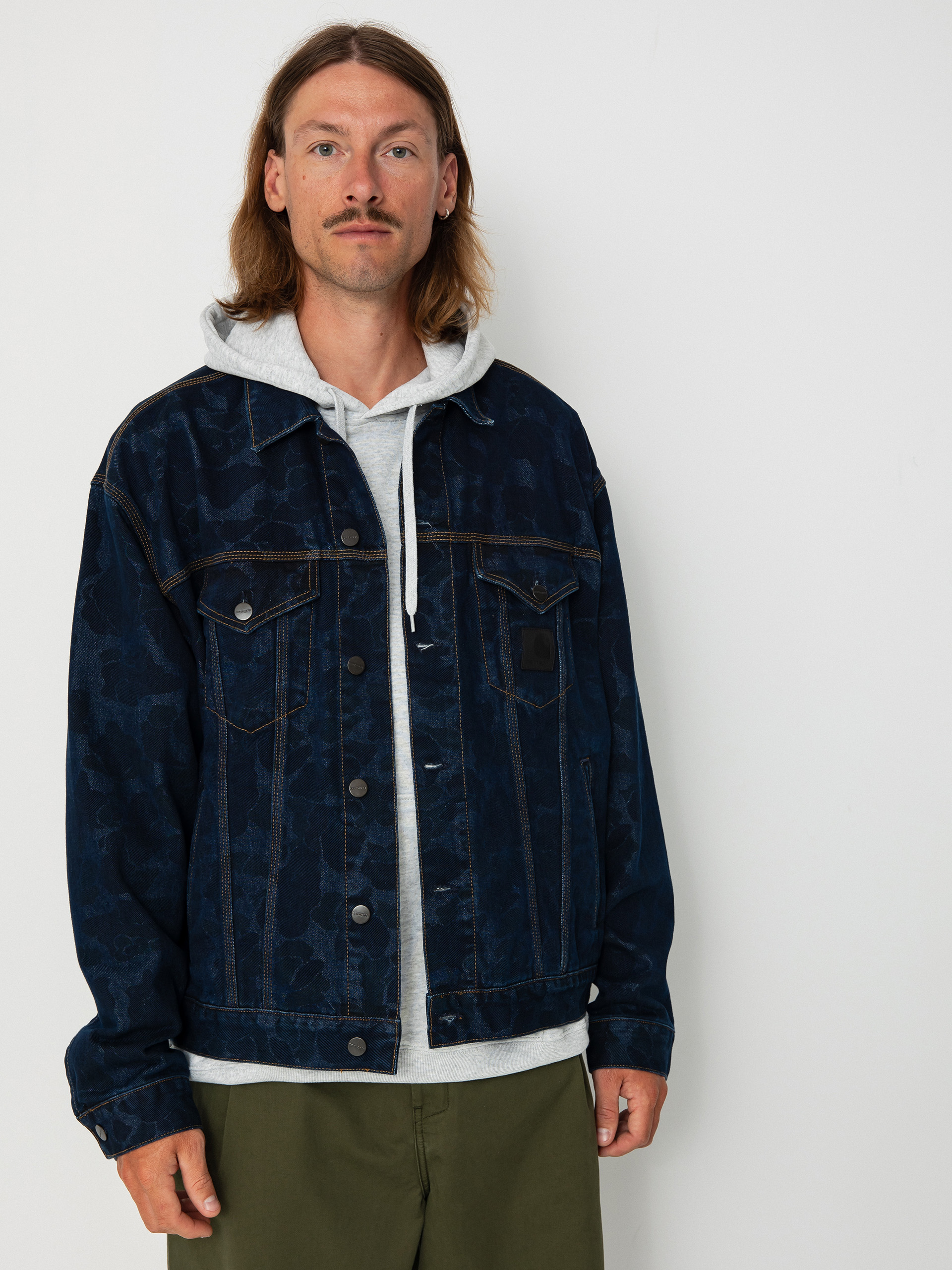 Яке Carhartt WIP Duck Helston (camo duck/blue)