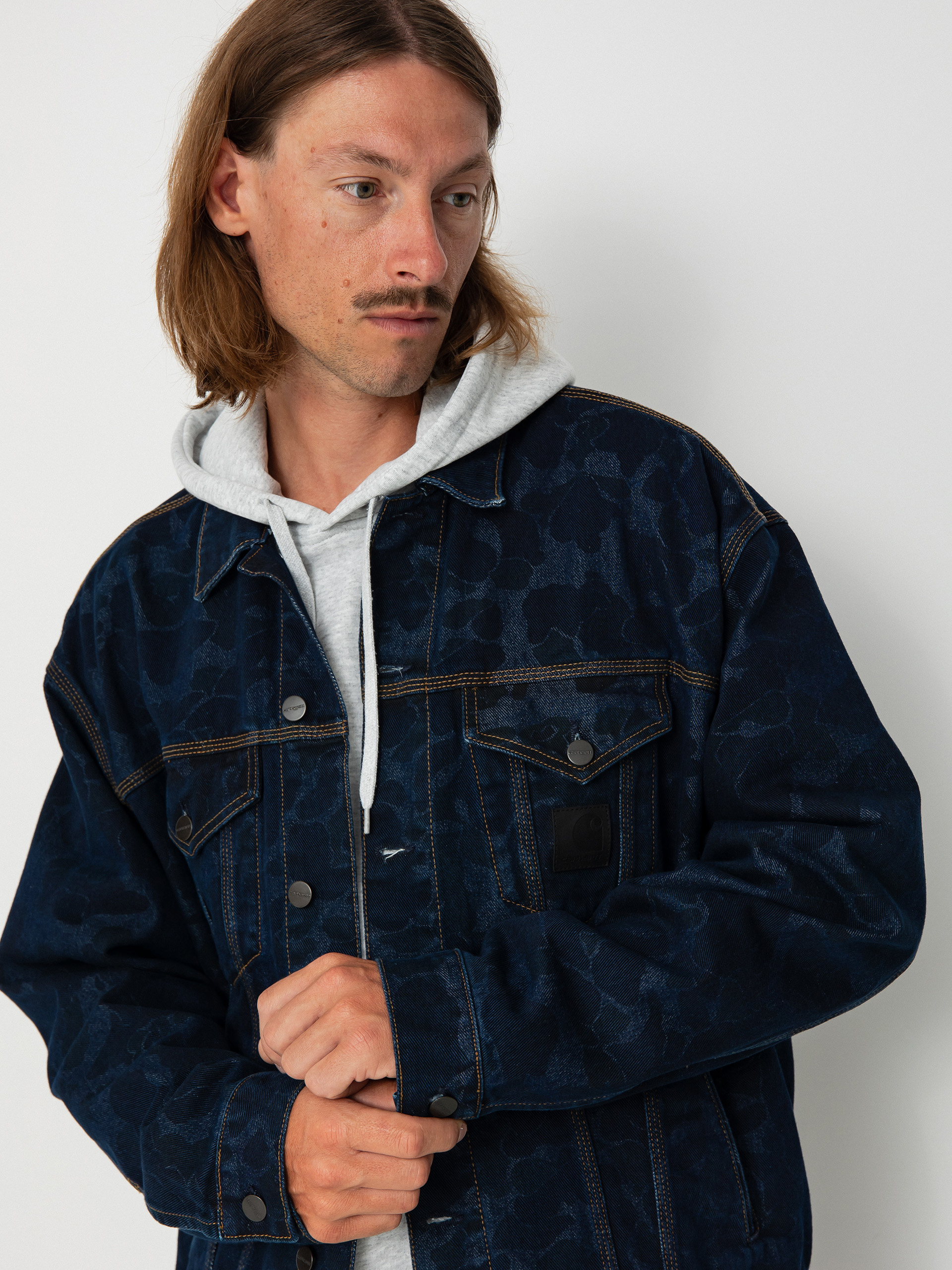 Яке Carhartt WIP Duck Helston (camo duck/blue)