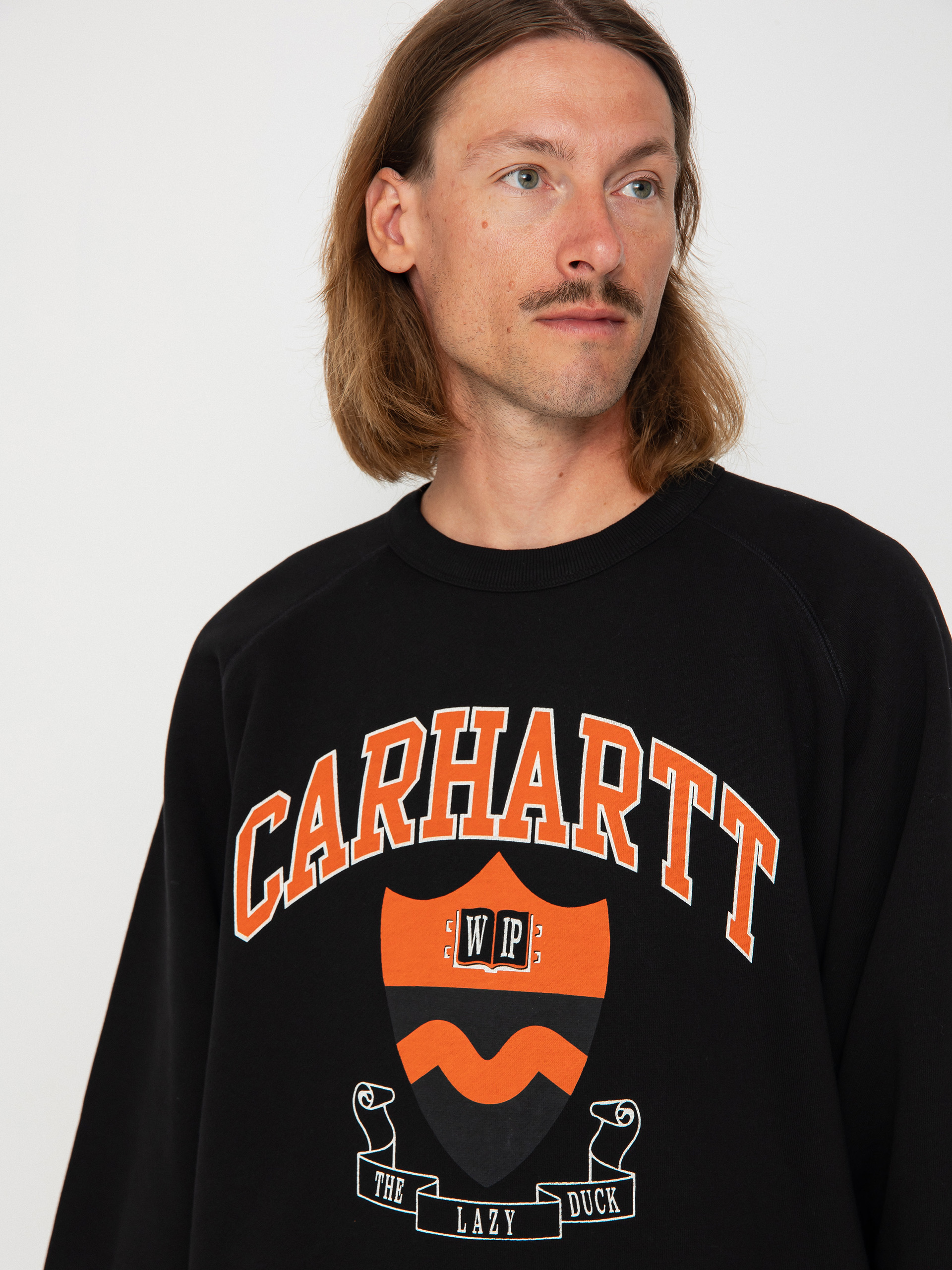Суитшърт Carhartt WIP Lazy Duck Academy (black)