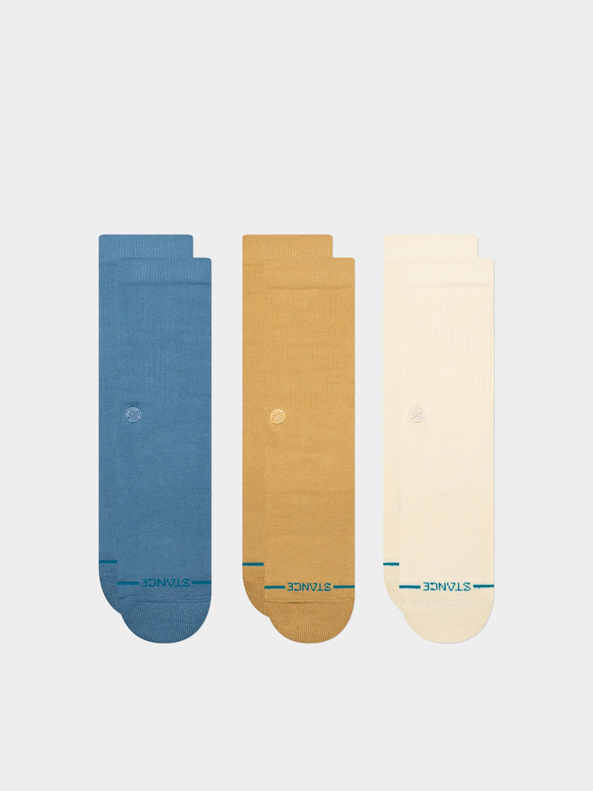 Чорапи Stance Icon 3 Pack (cream)