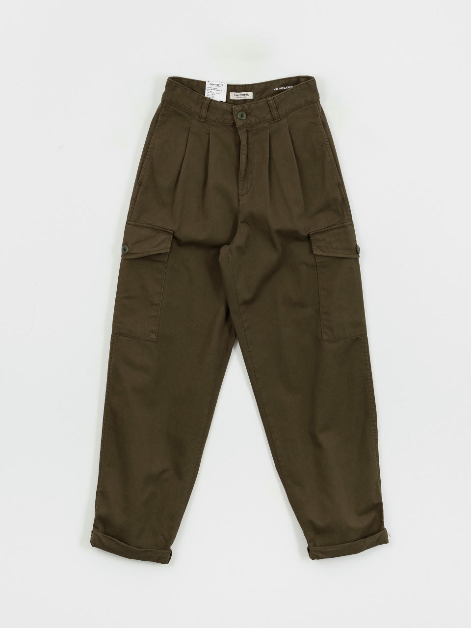 Панталони Carhartt WIP Collins Wmn (office green)