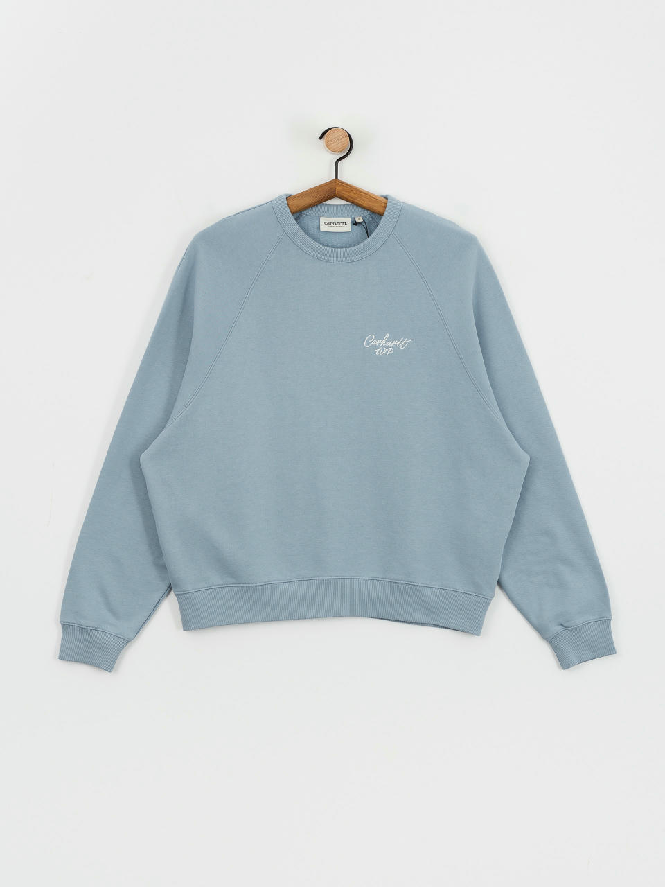 Суитшърт Carhartt WIP Signature Wmn (dusty ice/white)