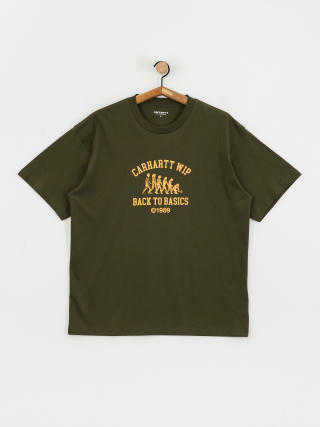 Тениска Carhartt WIP Basics (office green/winter spice)