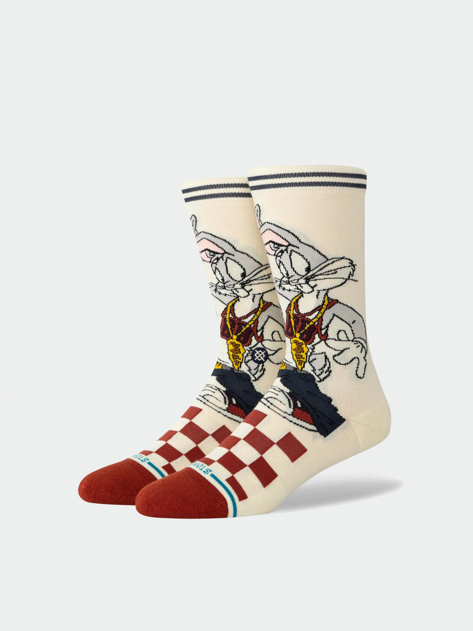 Чорапи Stance Bugs Crew (vintage white)