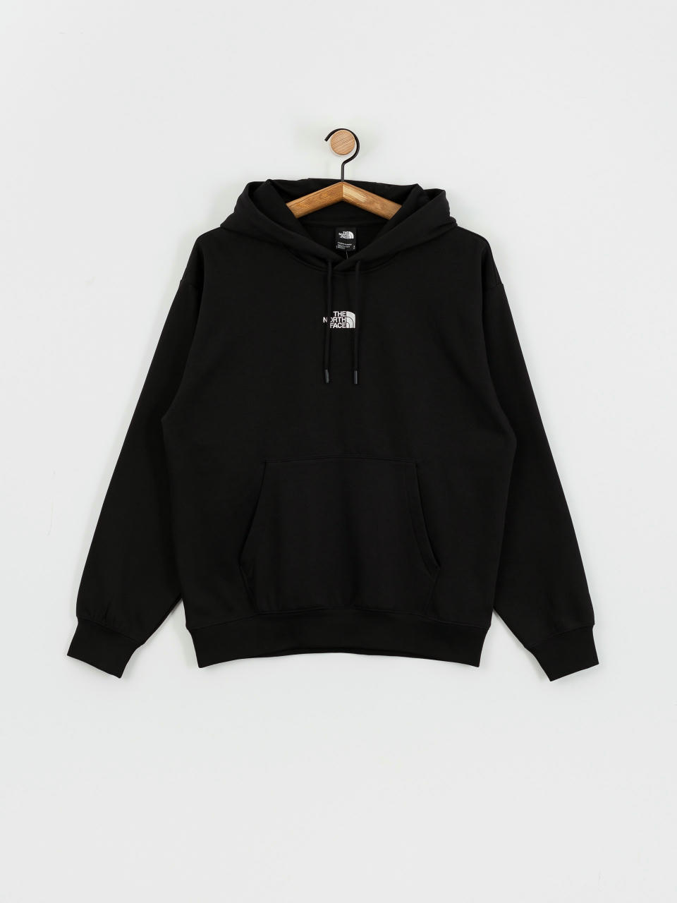 Суитшърт с качулка The North Face Essential Oversize HD Wmn (tnf black)