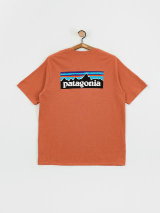 Тениска Patagonia P 6 Logo Responsibili (redtail rust)