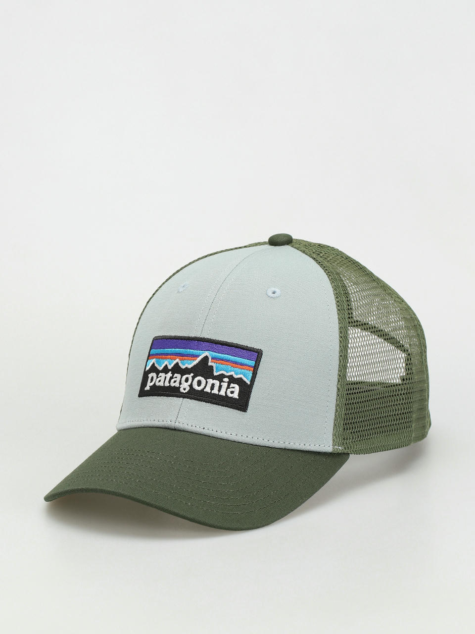 Шапка с козирка Patagonia P 6 Logo LoPro Trucker (thermal blue)