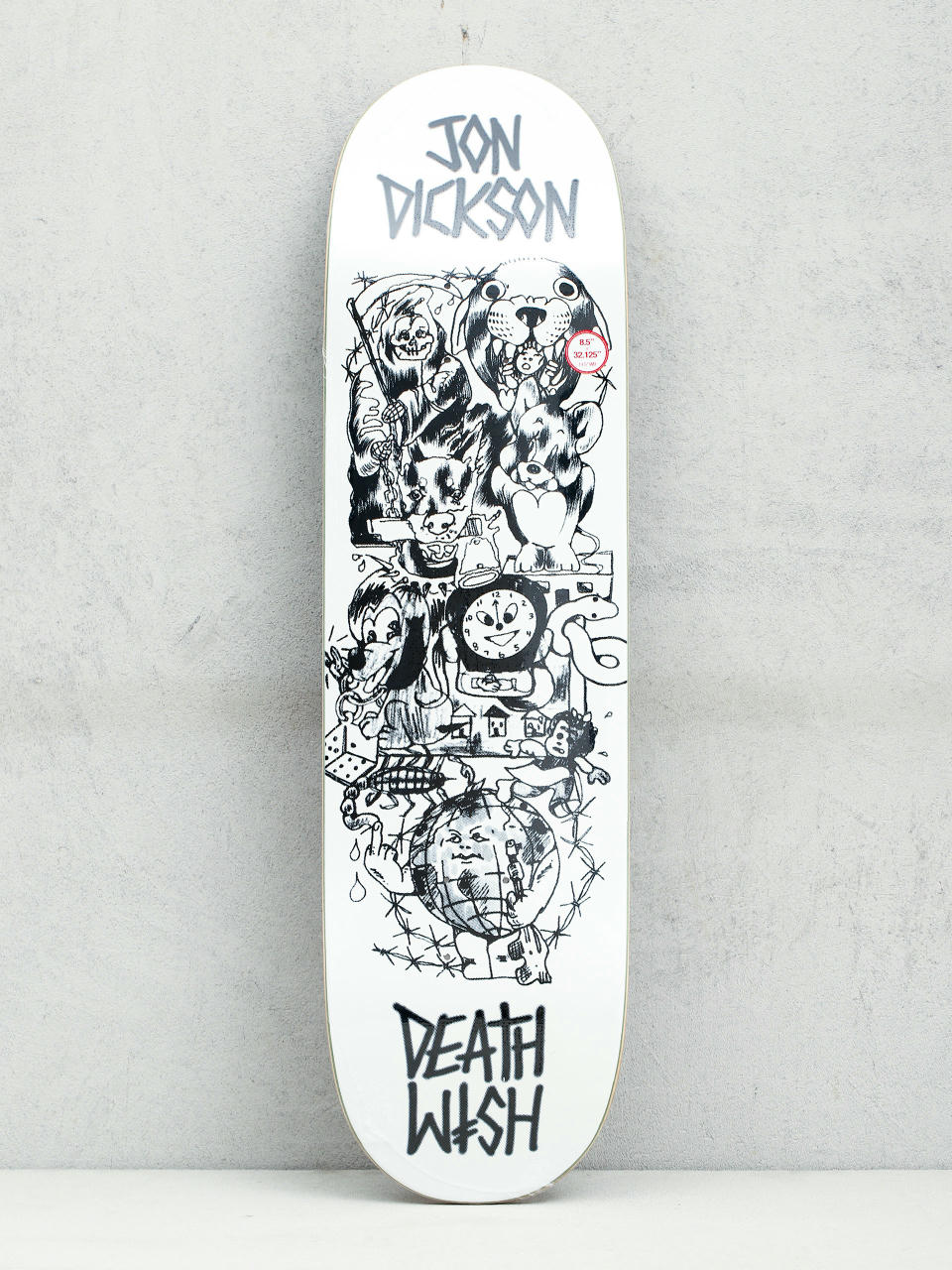 Дъска Deathwish Jd Ascending (white/black)