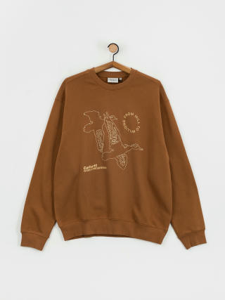 Суитшърт Carhartt WIP Flying Ducks (hamilton brown)