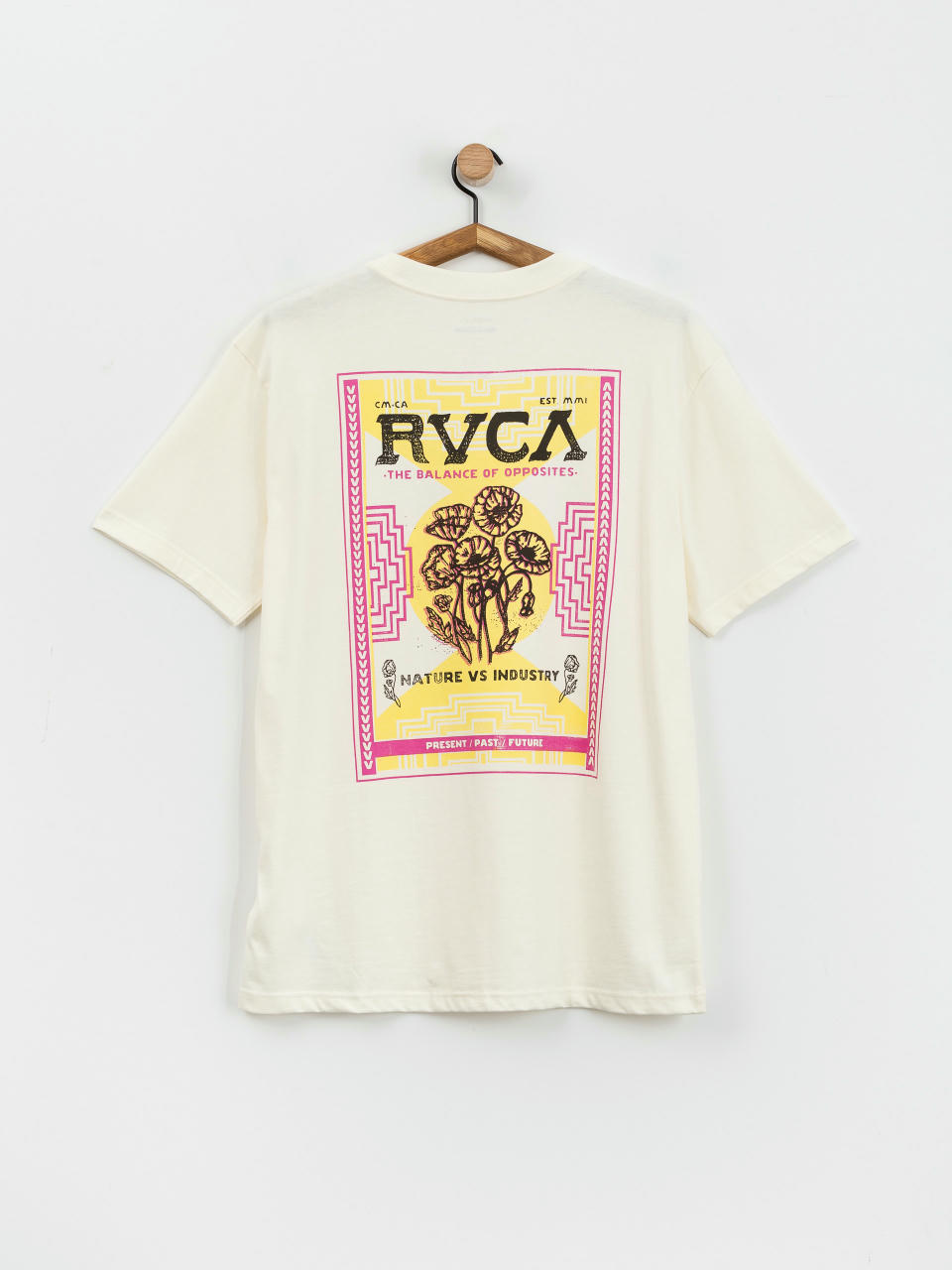 Тениска RVCA Poppies (antique white)