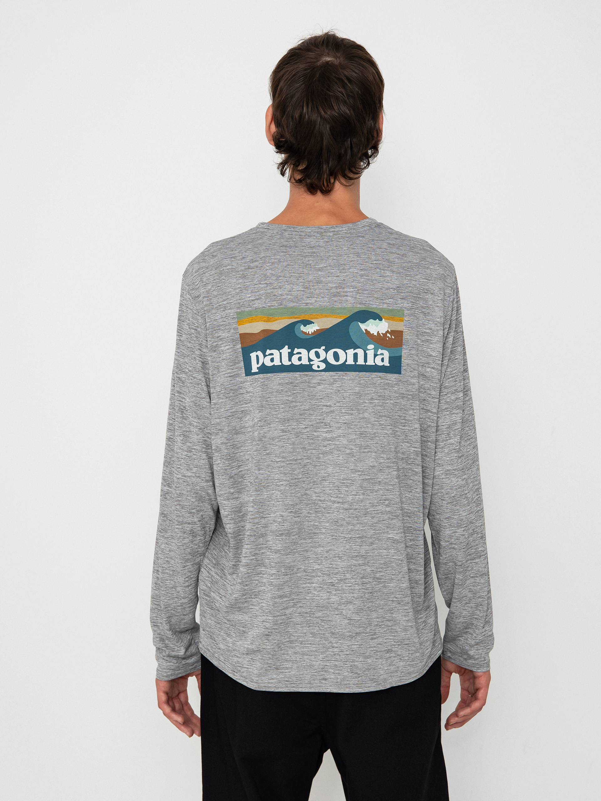 Блуза Patagonia Cap Cool Daily Graphic Waters (boardshort logo abalone blue feather grey)