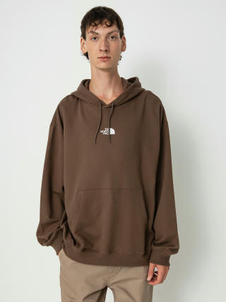 Суитшърт с качулка The North Face Zumu Oversize HD (smokey brown)