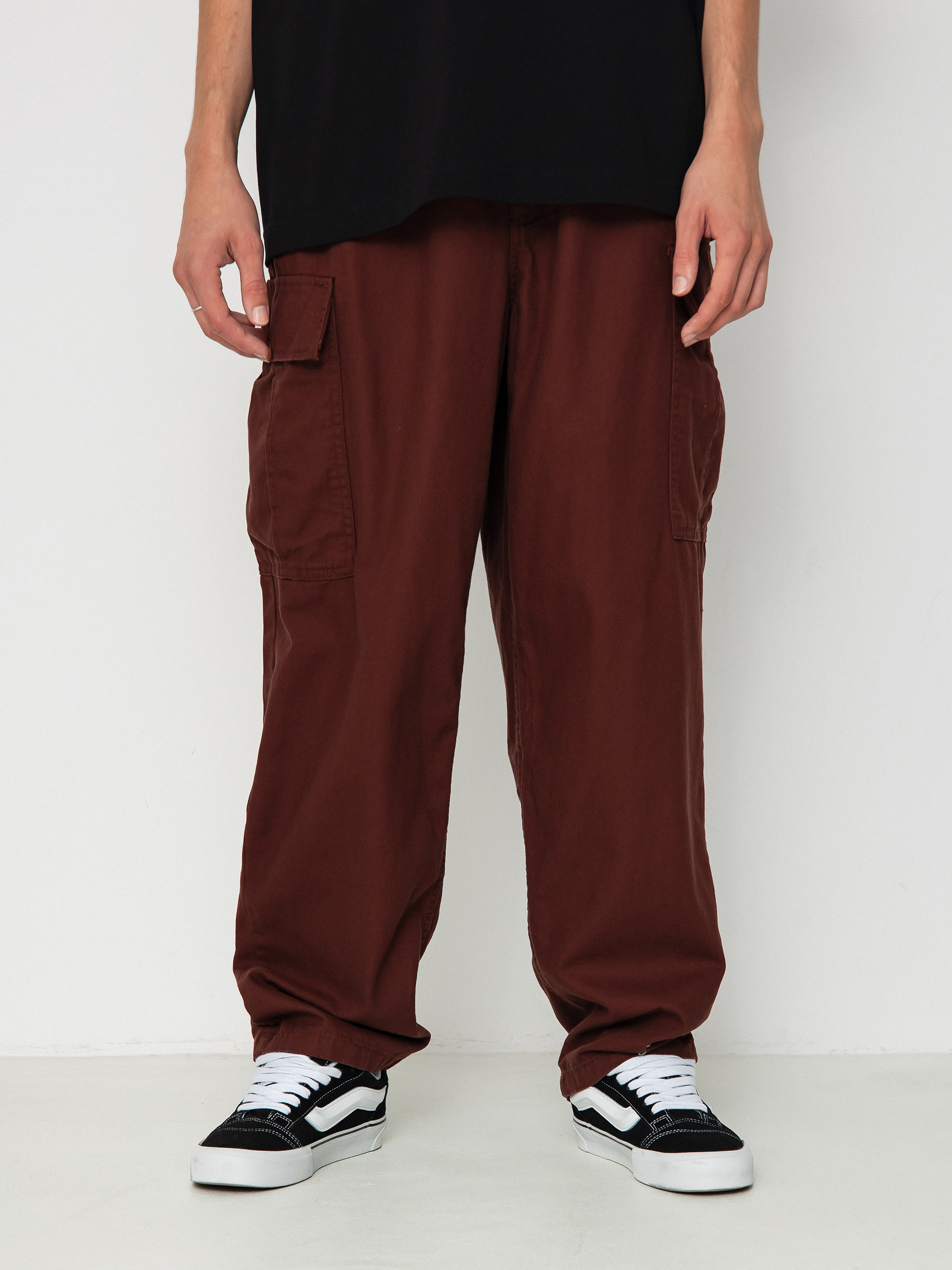 Панталони Vans Range Cargo Baggy Tapered Elastic (bitter chocolate)