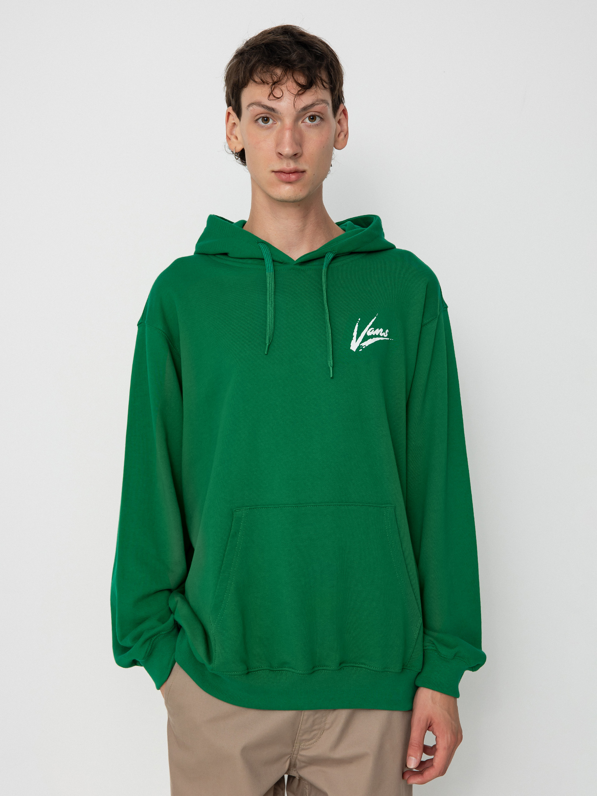 Суитшърт с качулка Vans Dettori Loose HD (verdant green)