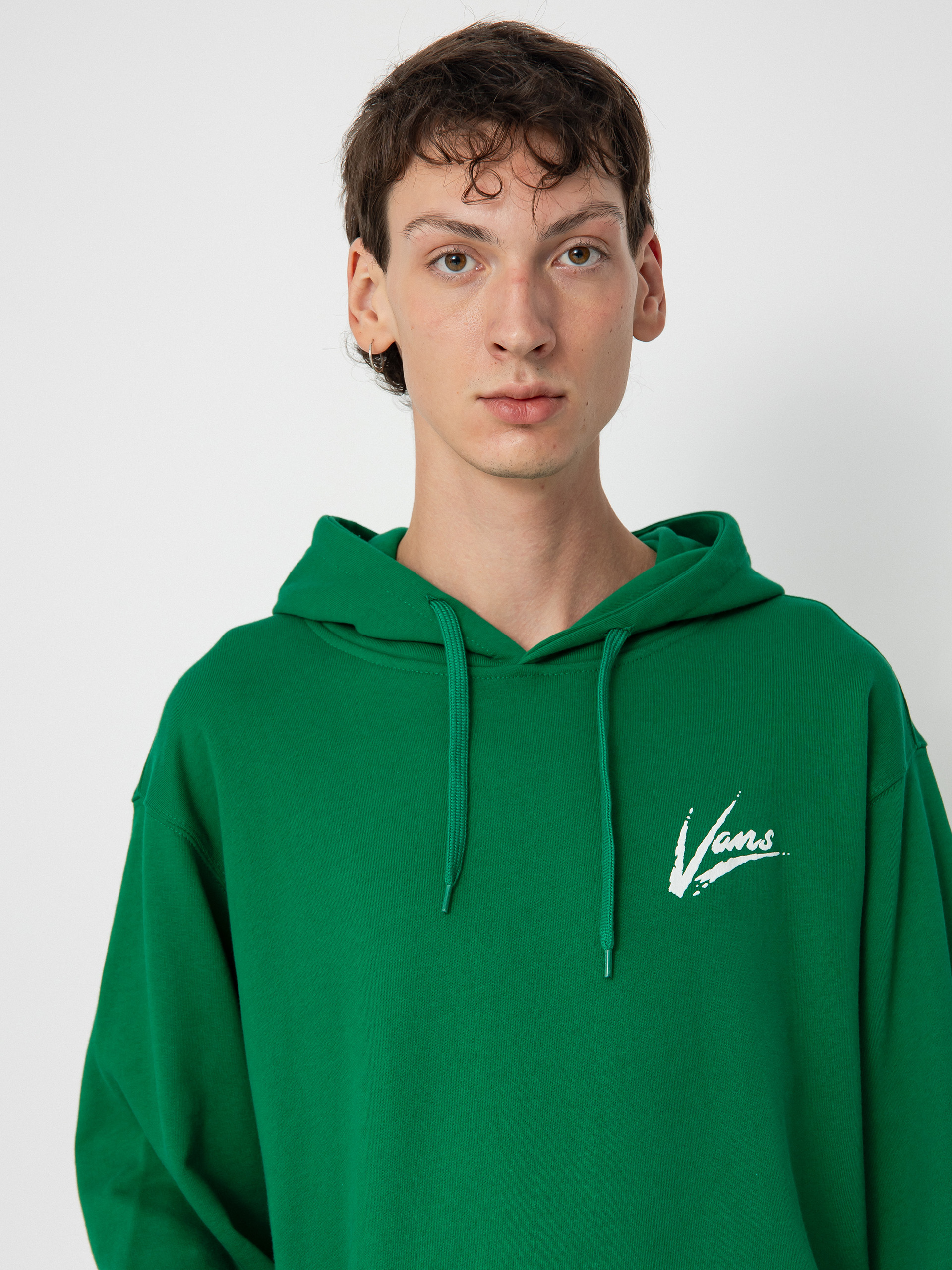 Суитшърт с качулка Vans Dettori Loose HD (verdant green)