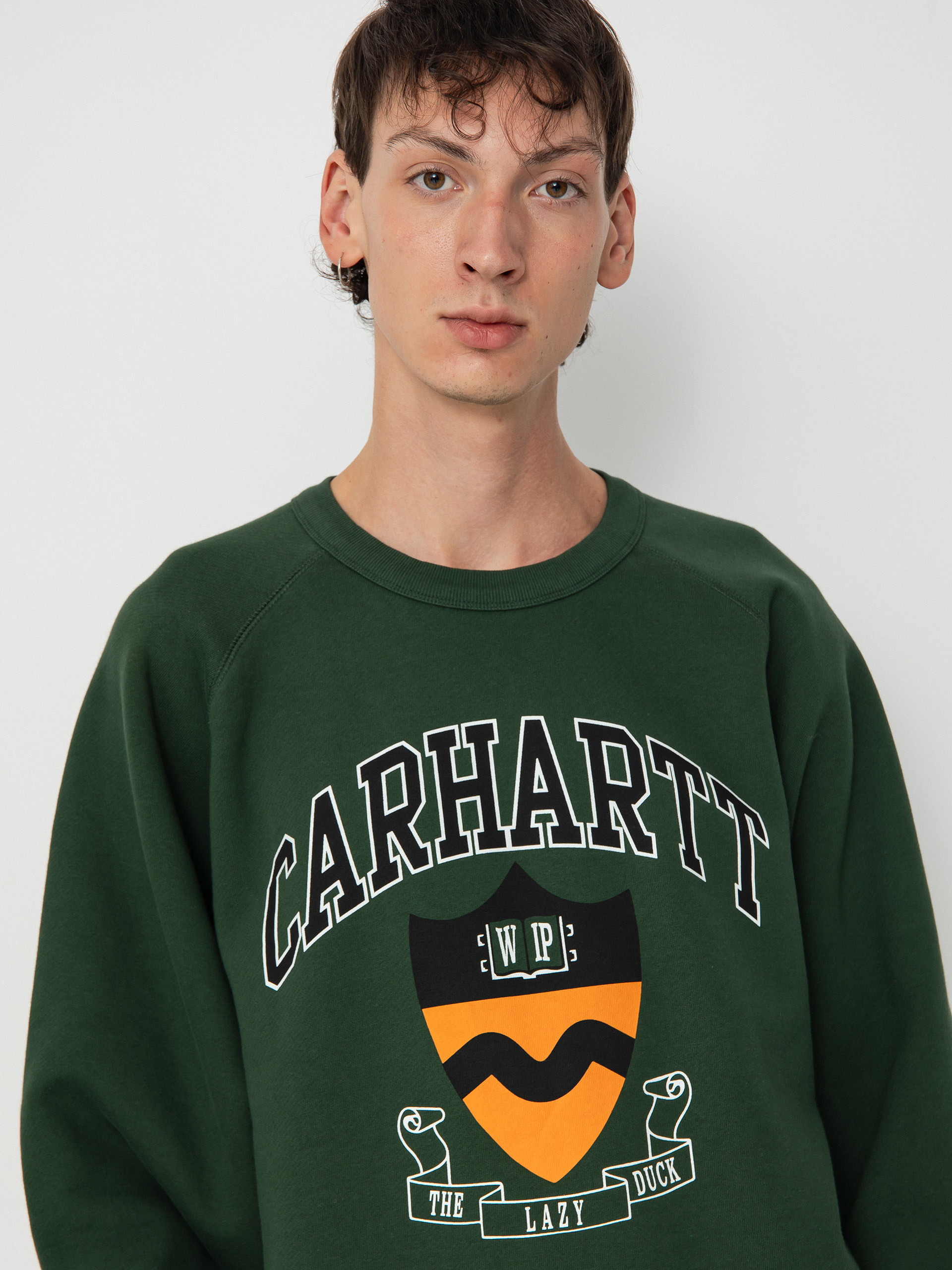 Суитшърт Carhartt WIP Lazy Duck Academy (sycamore tree)