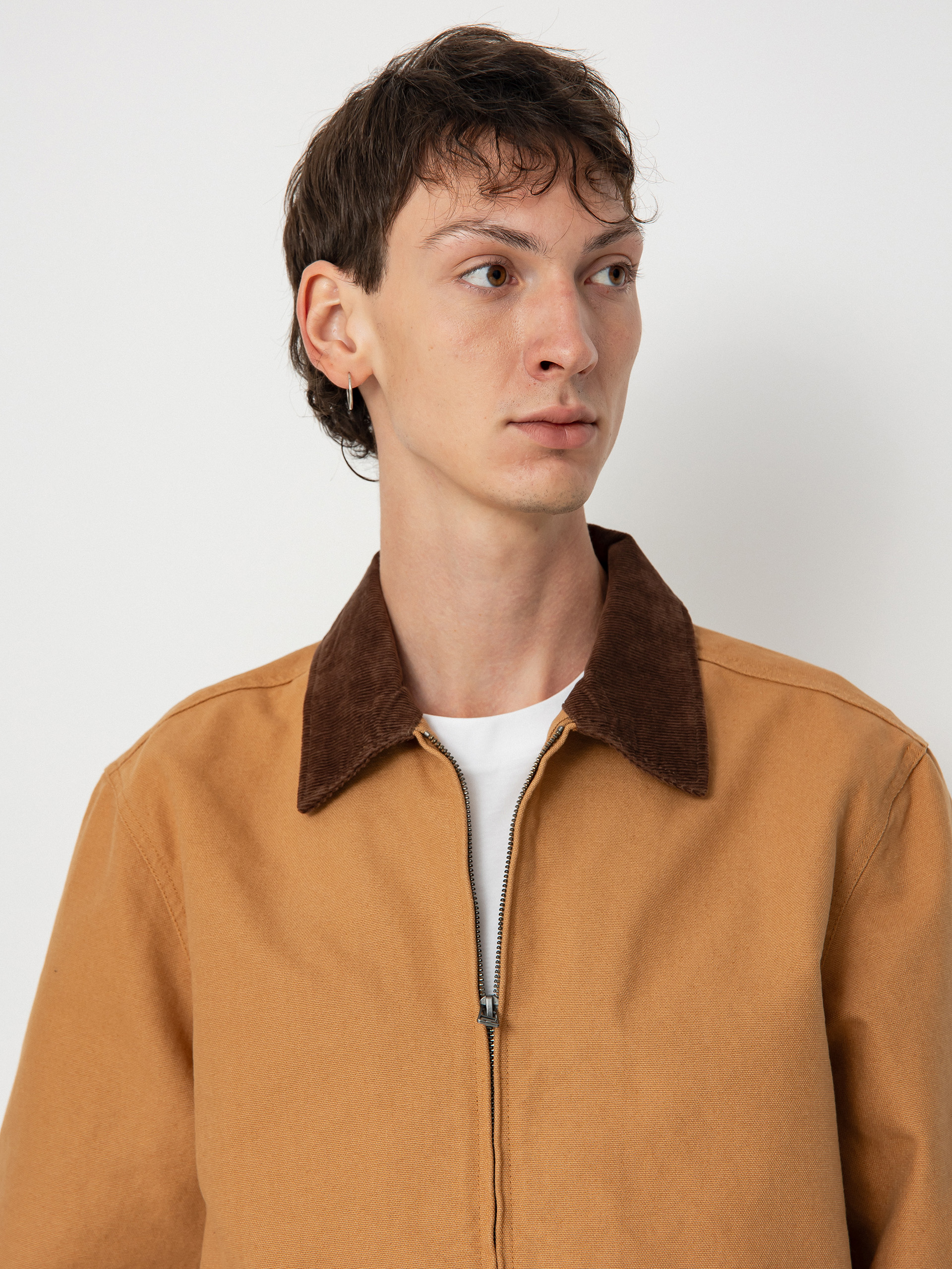 Яке Brixton Mechanic Garage Zip (tobacco brown)