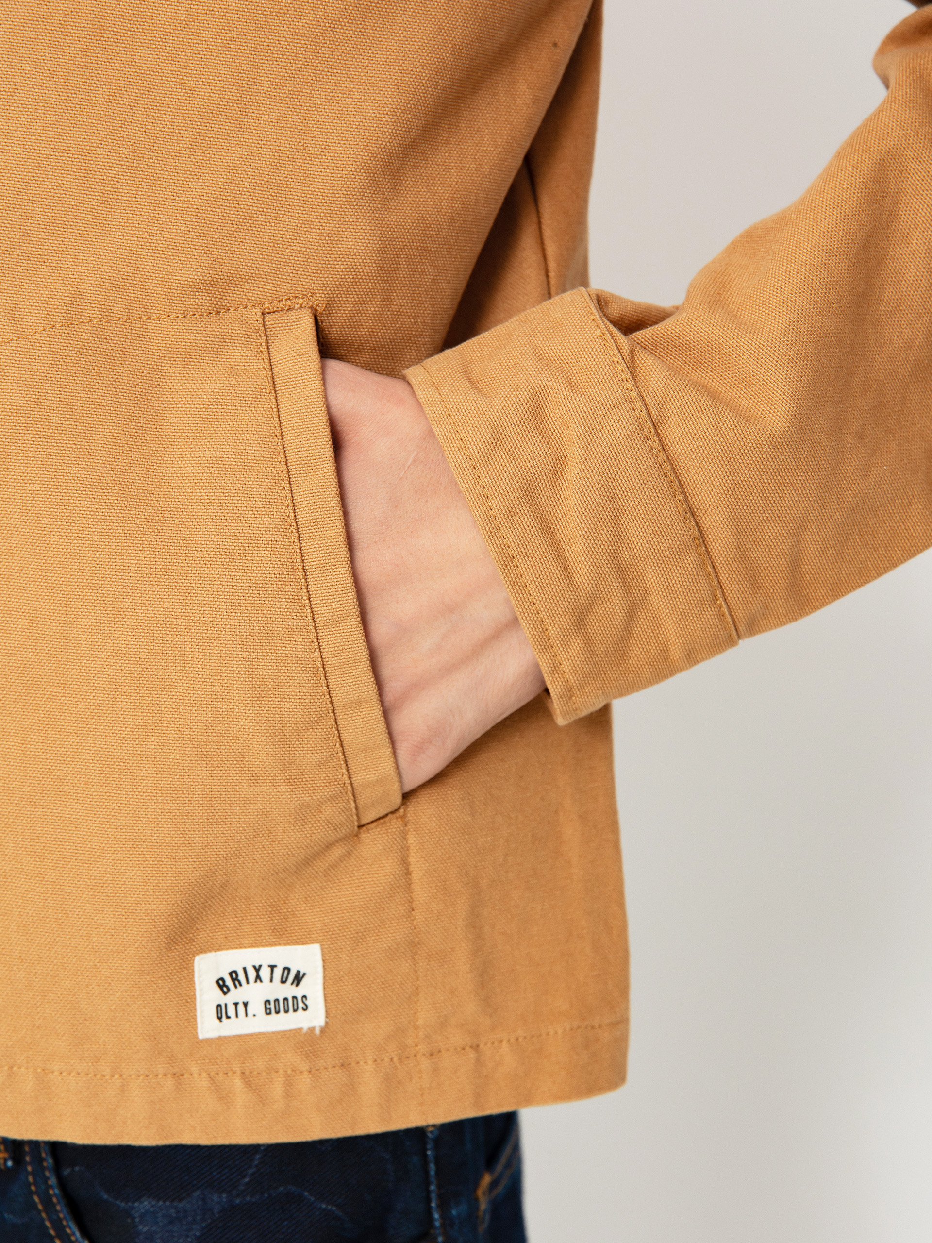 Яке Brixton Mechanic Garage Zip (tobacco brown)