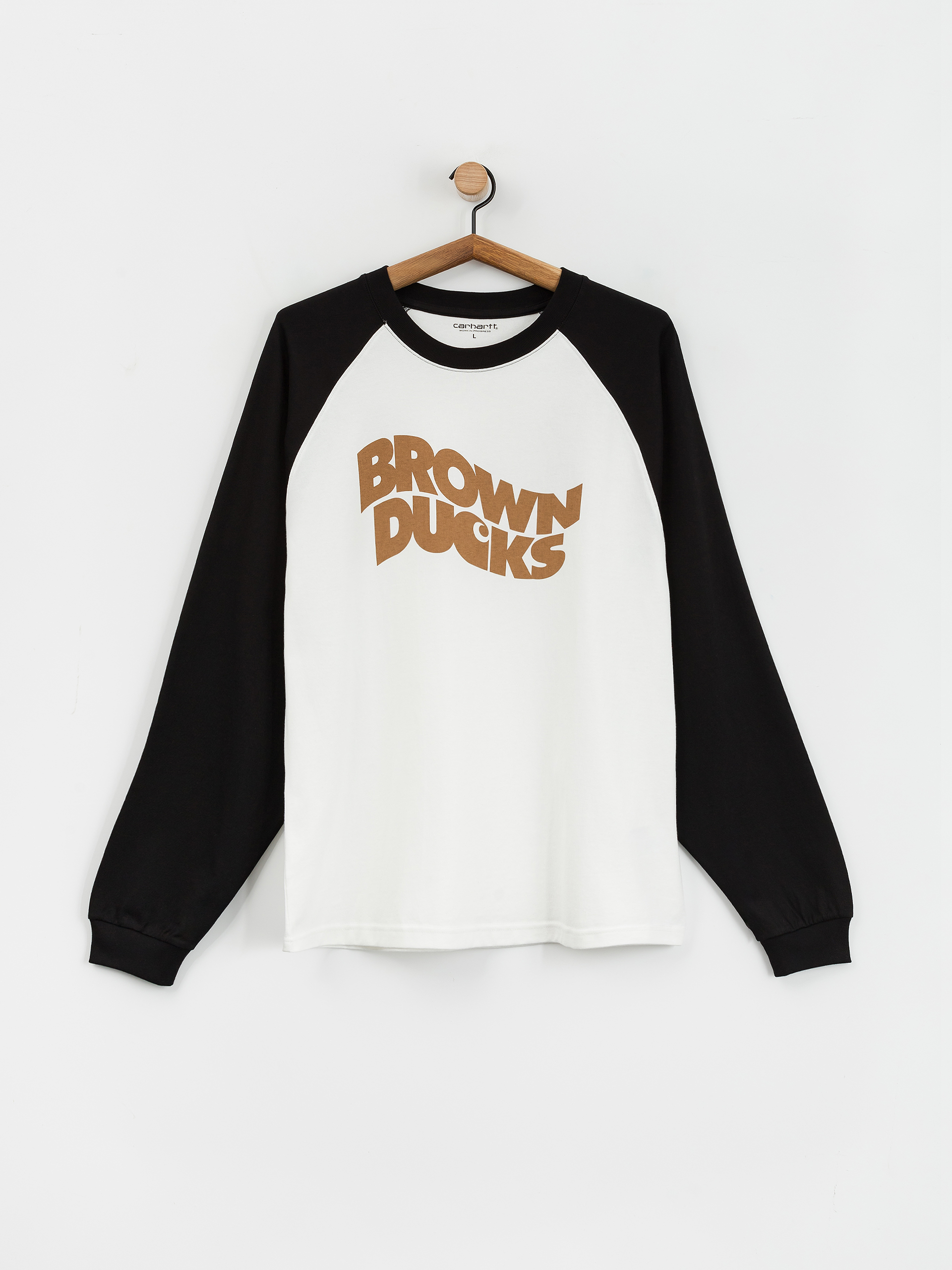 Блуза Carhartt WIP Brown Ducks Baseball (white/black)