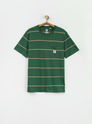 Тениска Element Basic Pocket Label (trekking green stripes)