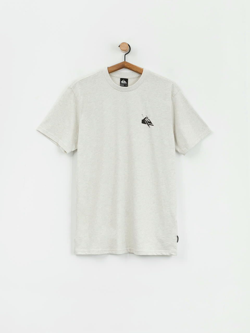 Тениска Quiksilver Qs Petroglyph Logo Dna (snow heather)