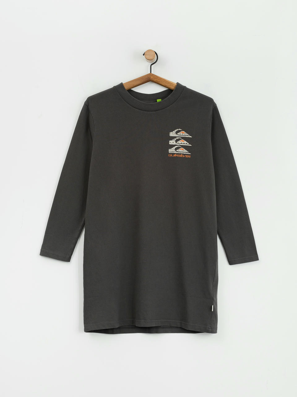 Блуза Quiksilver Uni Ls Tee Dress Wmn (tarmac)