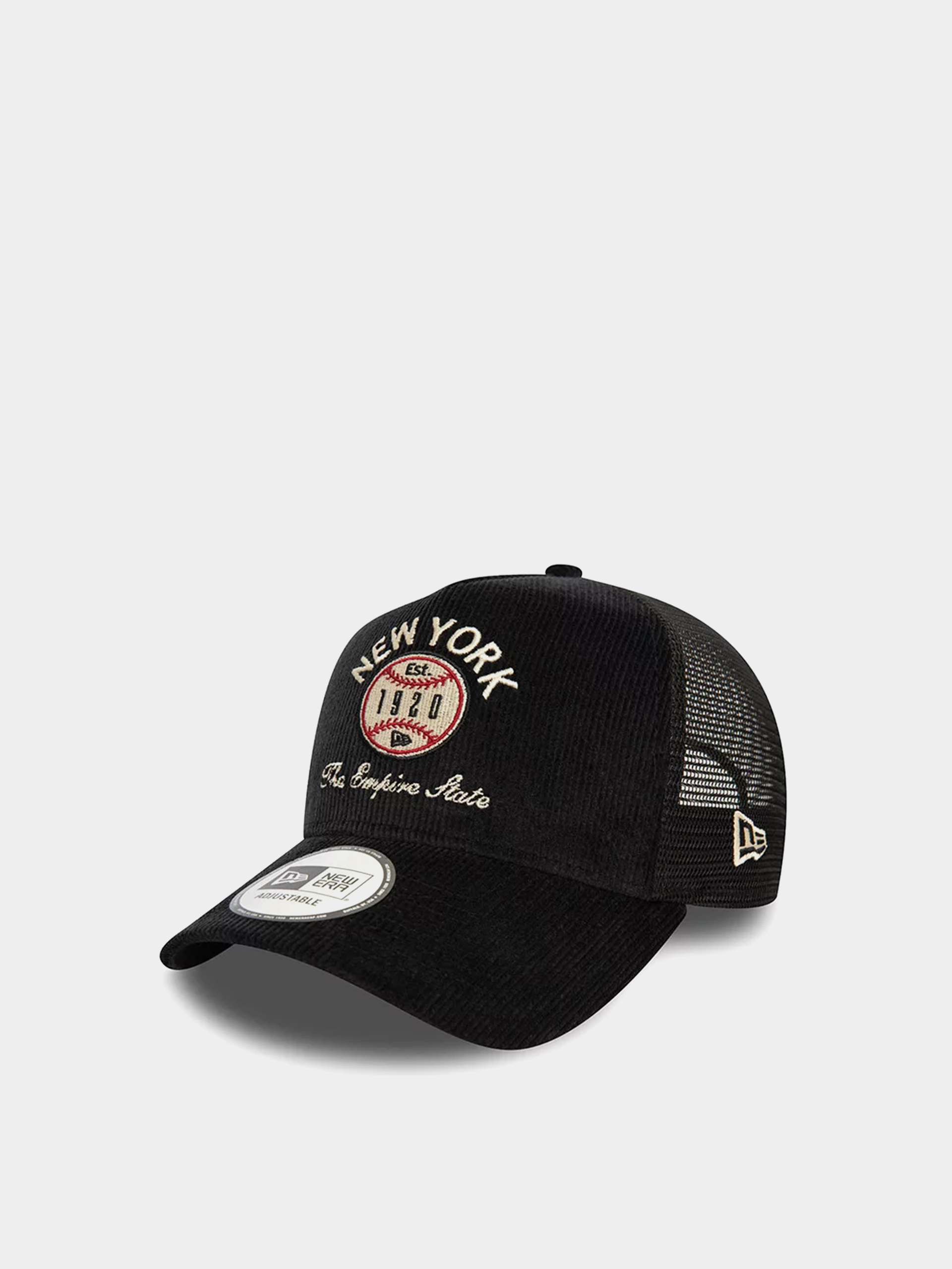 Шапка с козирка New Era Cord Graphic Trucker (black)