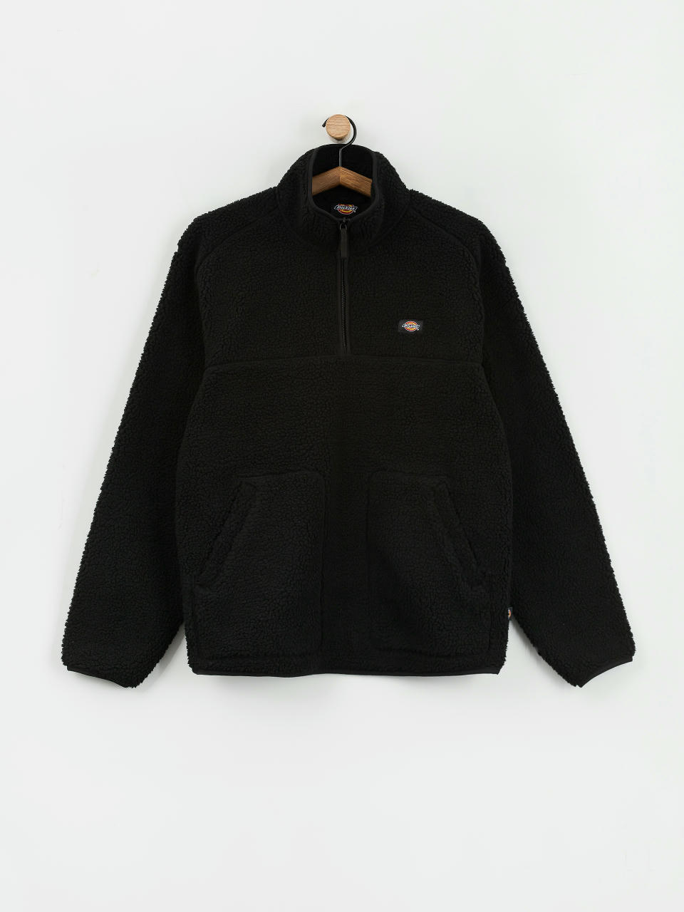 Мъжки Поларени суитшърт Dickies Mount Hope Quarter Zip (black)