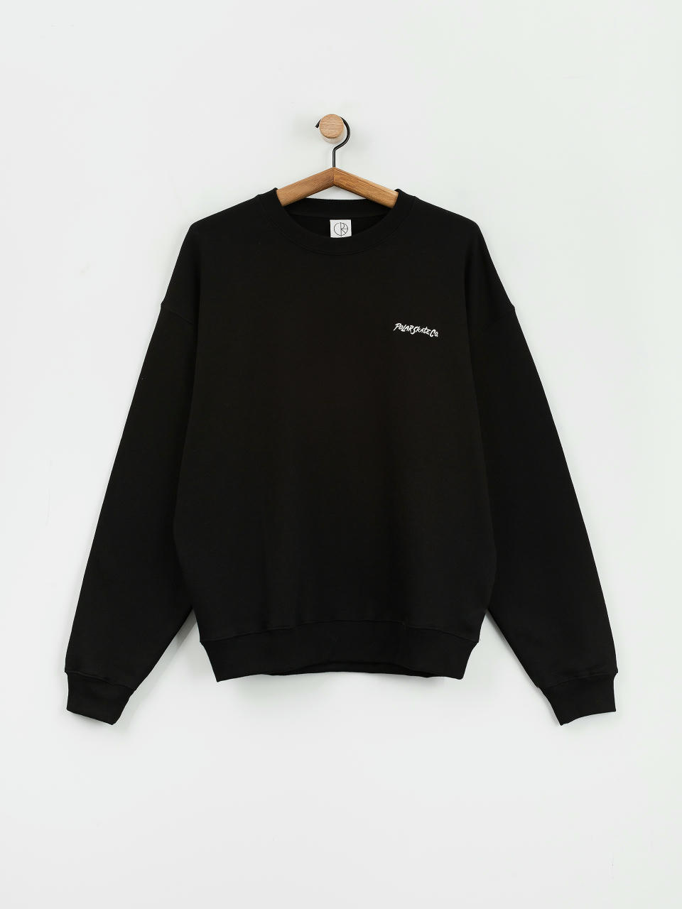 Суитшърт Polar Skate Dave Crewneck Surf Logo (black)