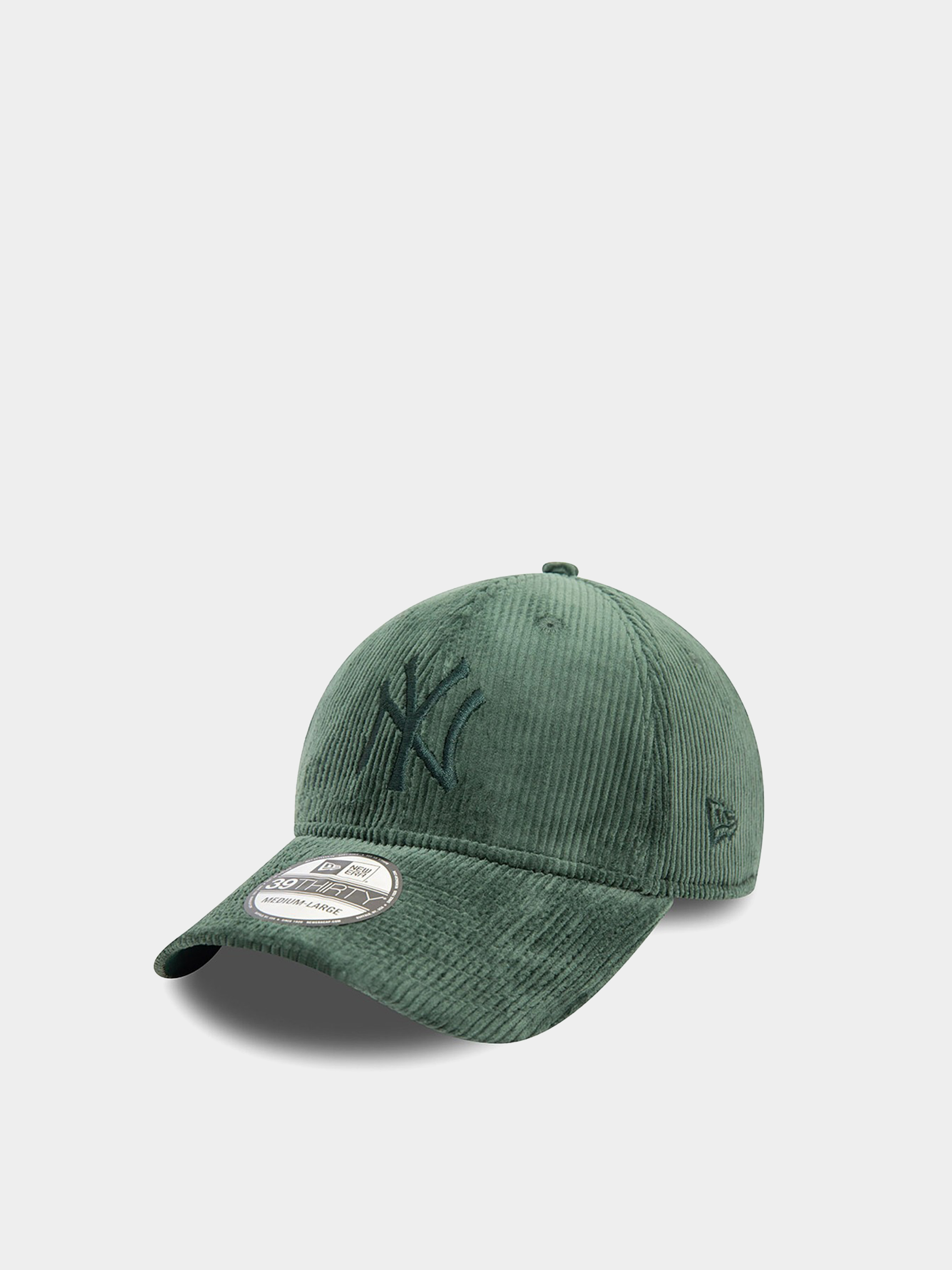 Шапка с козирка New Era Cord 39Thirty New York Yankees (dark green)