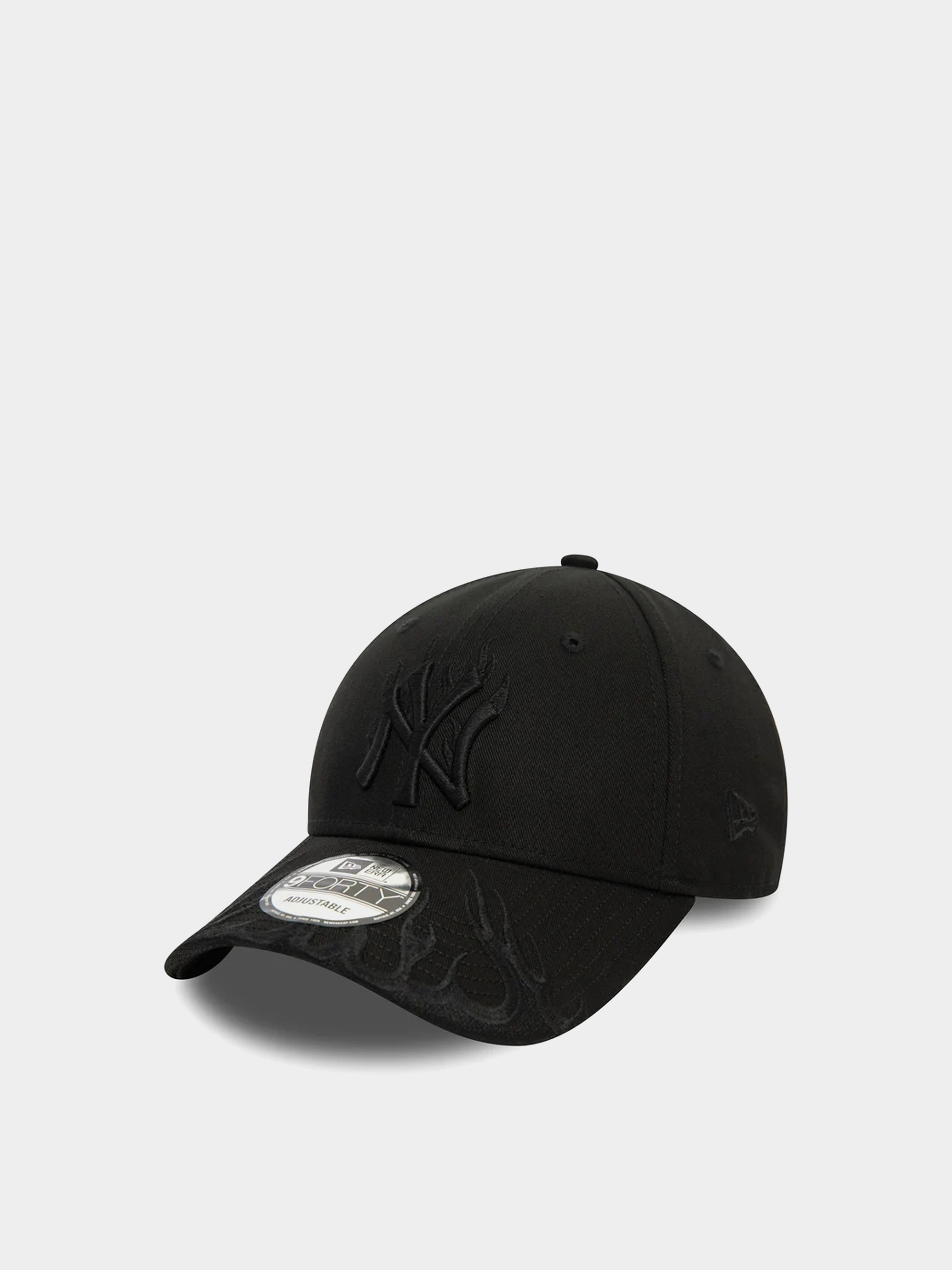 Шапка с козирка New Era Flame 9Forty New York Yankees (black)