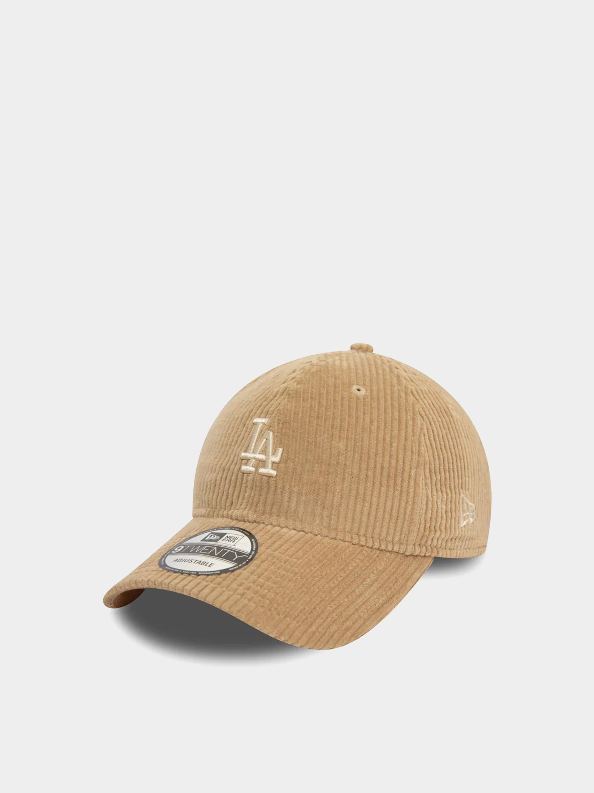 Шапка с козирка New Era Cord 9Twenty Los Angeles Dodgers (taupe)