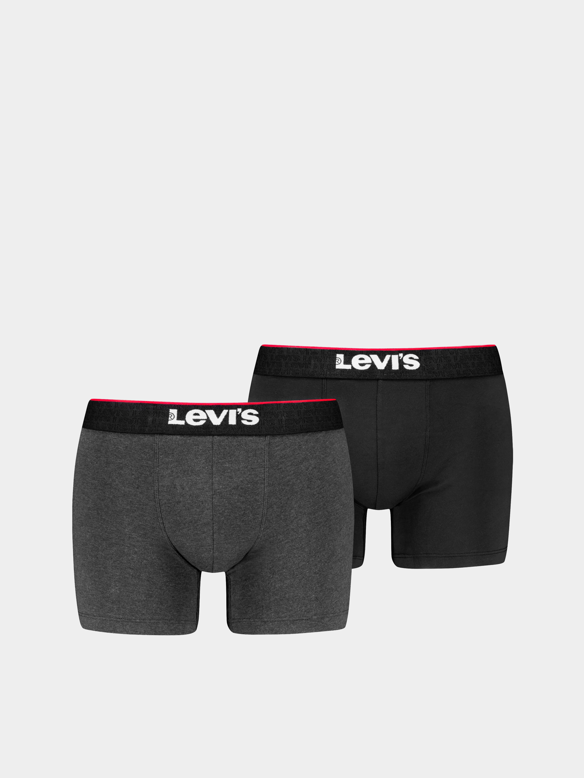 Бельо Levi's® Logo Wb Denim Boxer (grey/black)