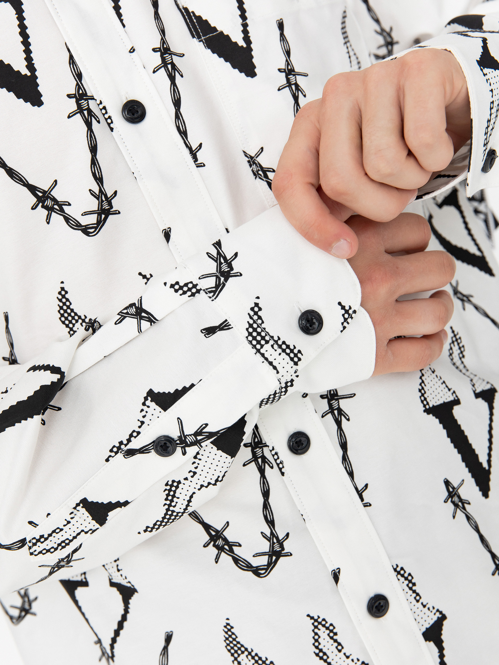 Риза Volcom Fergadelic Woven Ls (white)