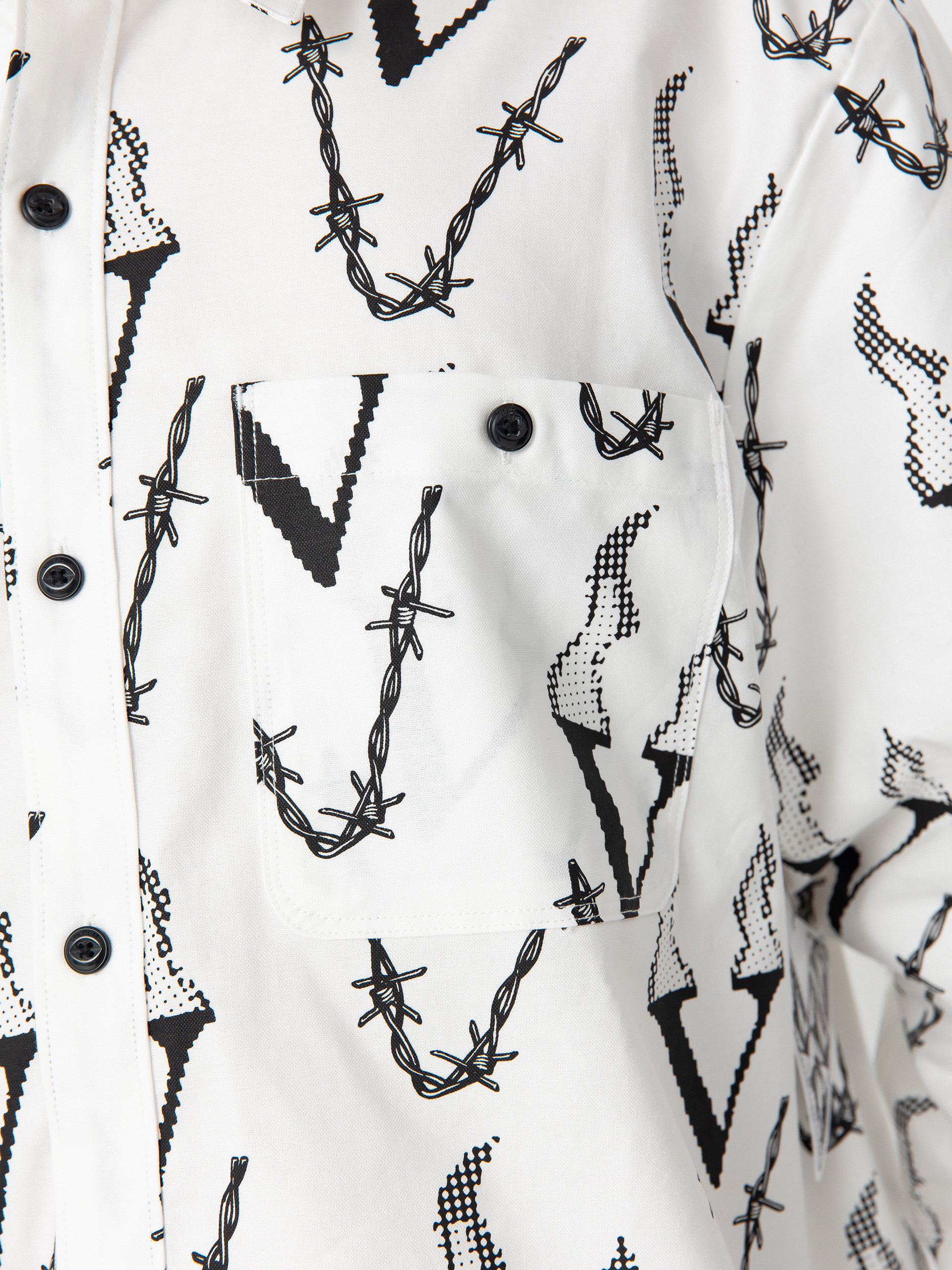 Риза Volcom Fergadelic Woven Ls (white)