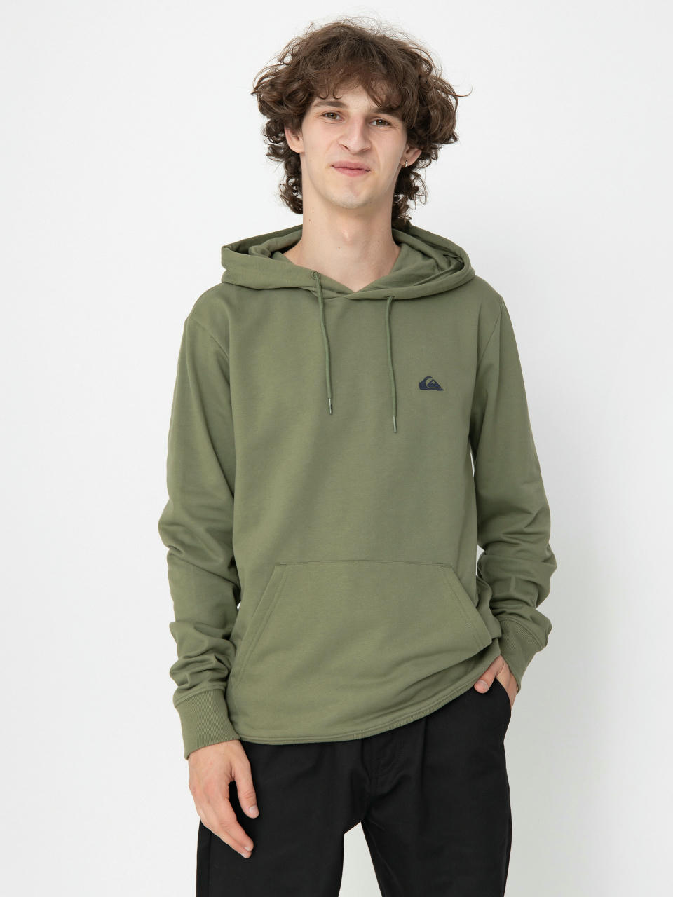 Суитшърт с качулка Quiksilver Basic HD (four leaf clover)