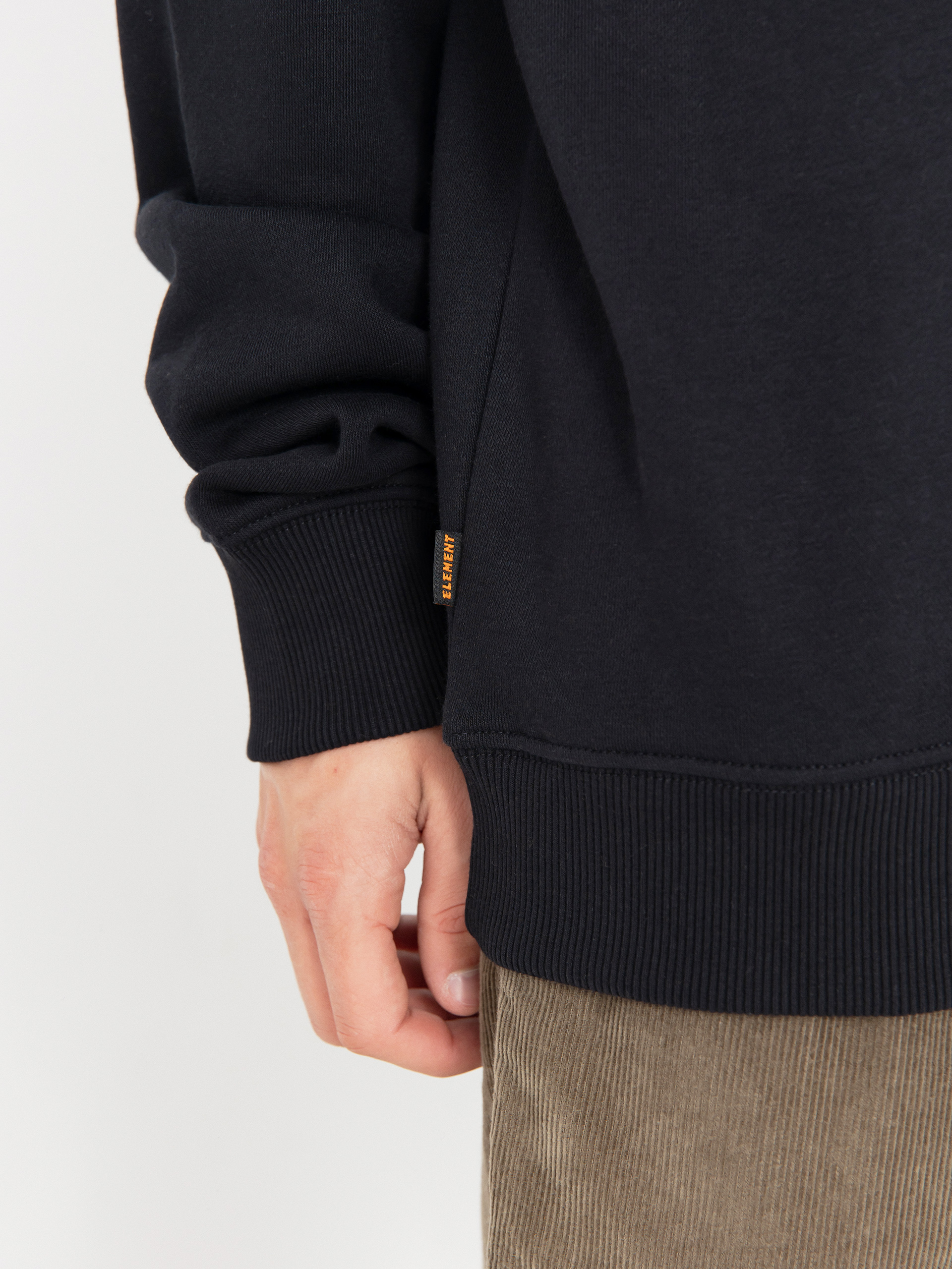 Суитшърт Element Birds Eye Crew (flint black)